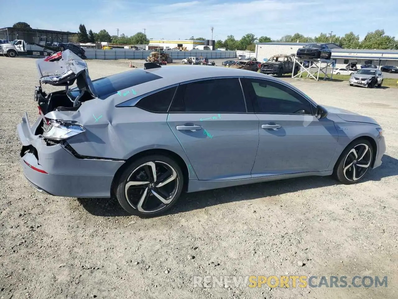3 fotografías del automóvil dañado 1HGCV3F29NA029797 HONDA ACCORD 2022