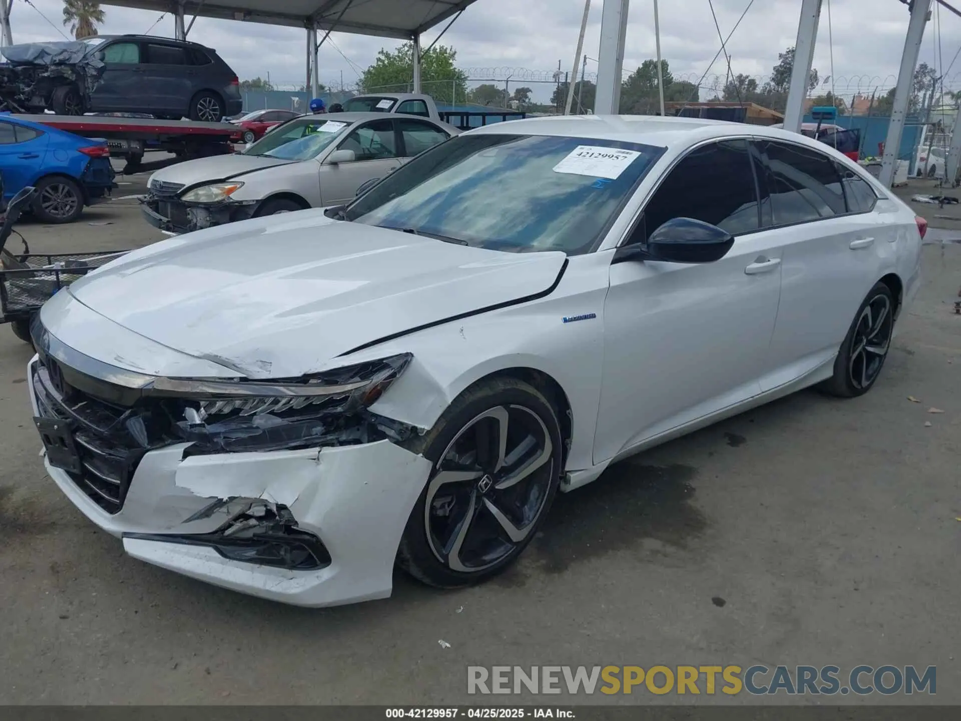 2 fotografías del automóvil dañado 1HGCV3F29NA030562 HONDA ACCORD 2022