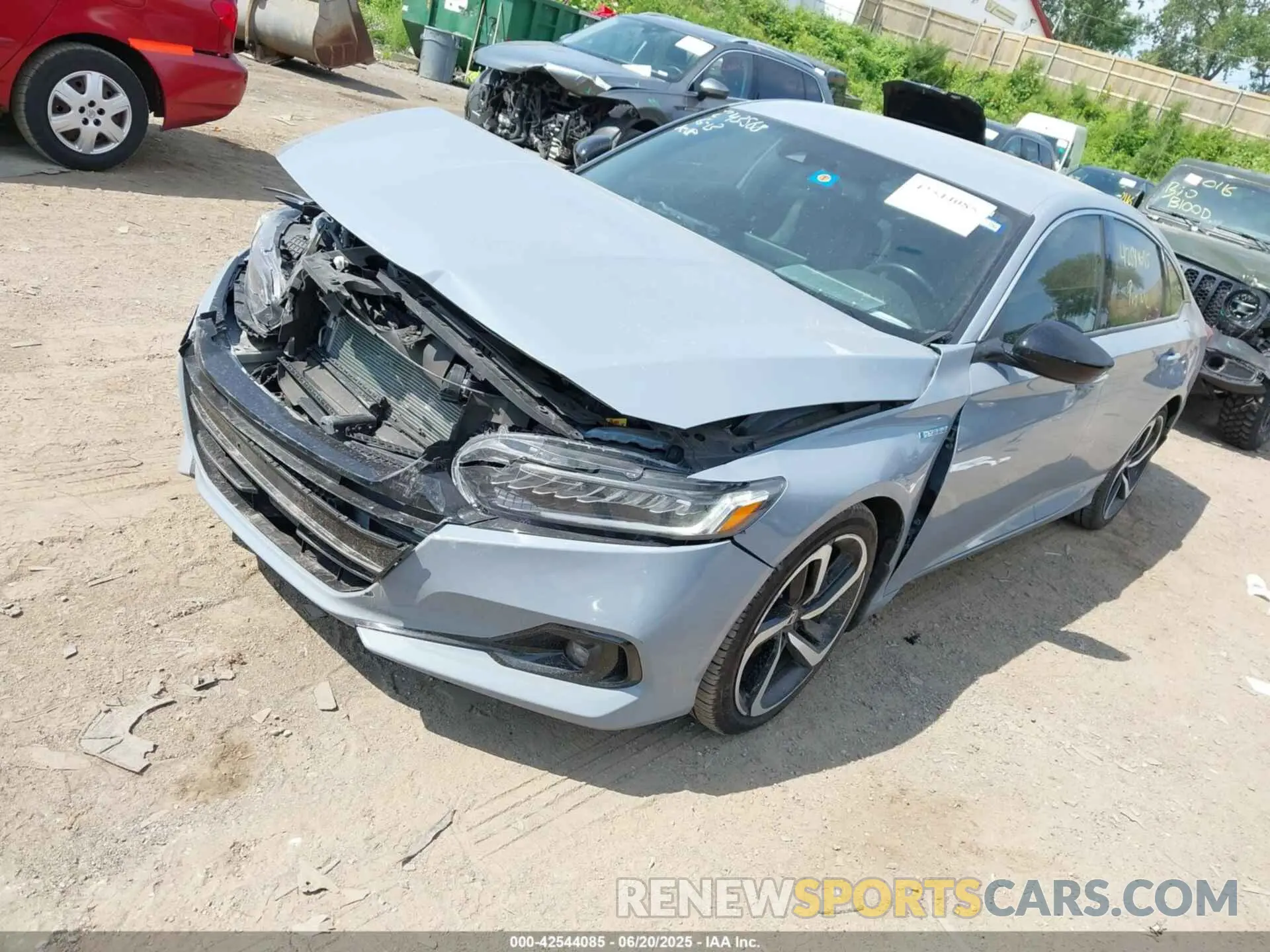 2 fotografías del automóvil dañado 1HGCV3F29NA043599 HONDA ACCORD 2022