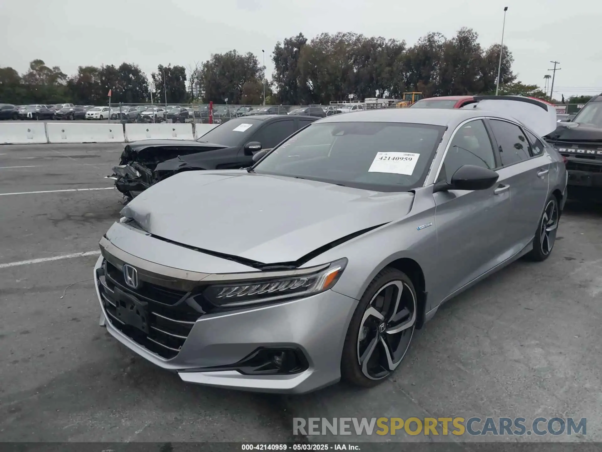 2 fotografías del automóvil dañado 1HGCV3F2XNA031770 HONDA ACCORD 2022