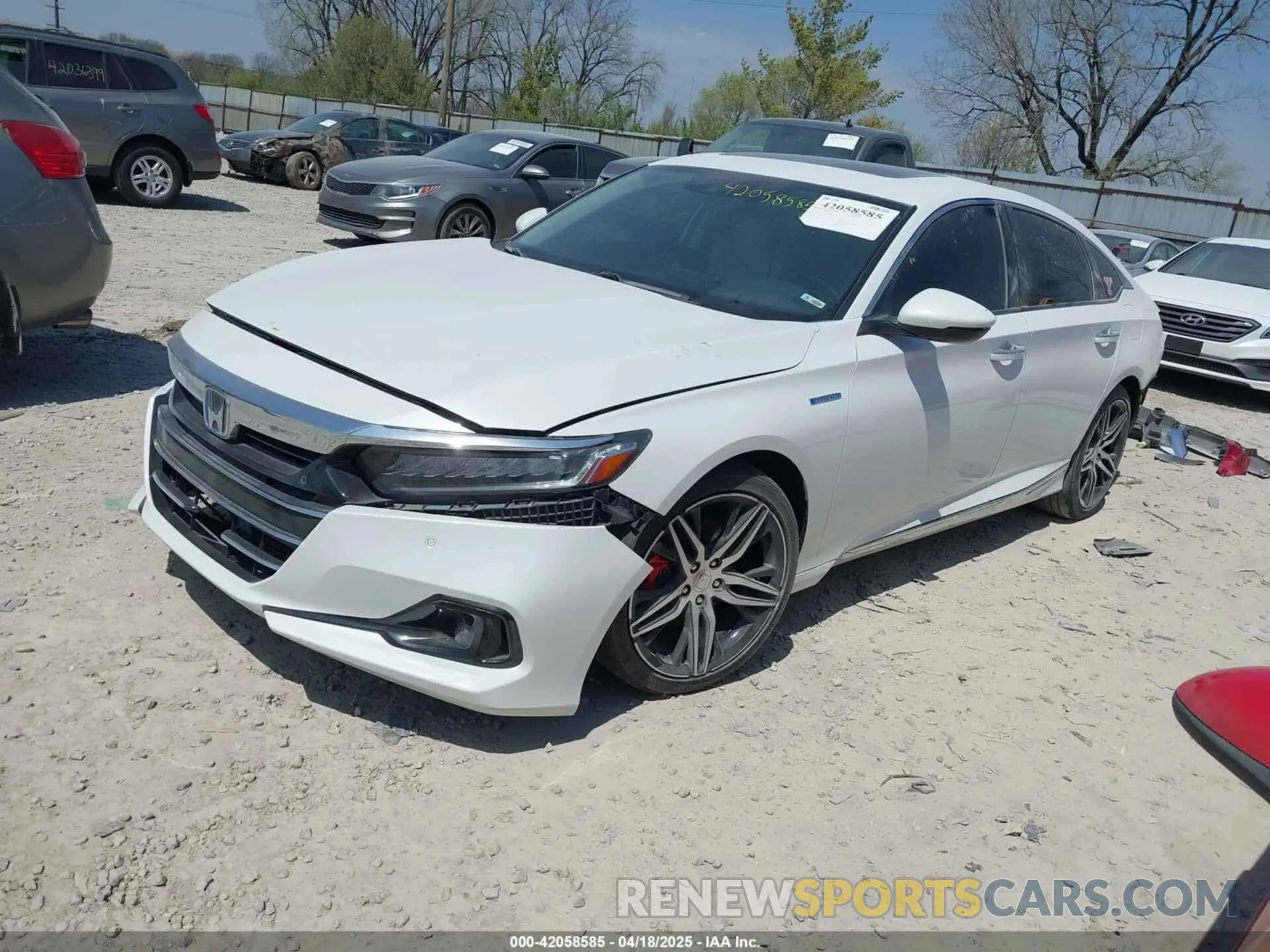 2 fotografías del automóvil dañado 1HGCV3F9XNA007420 HONDA ACCORD 2022
