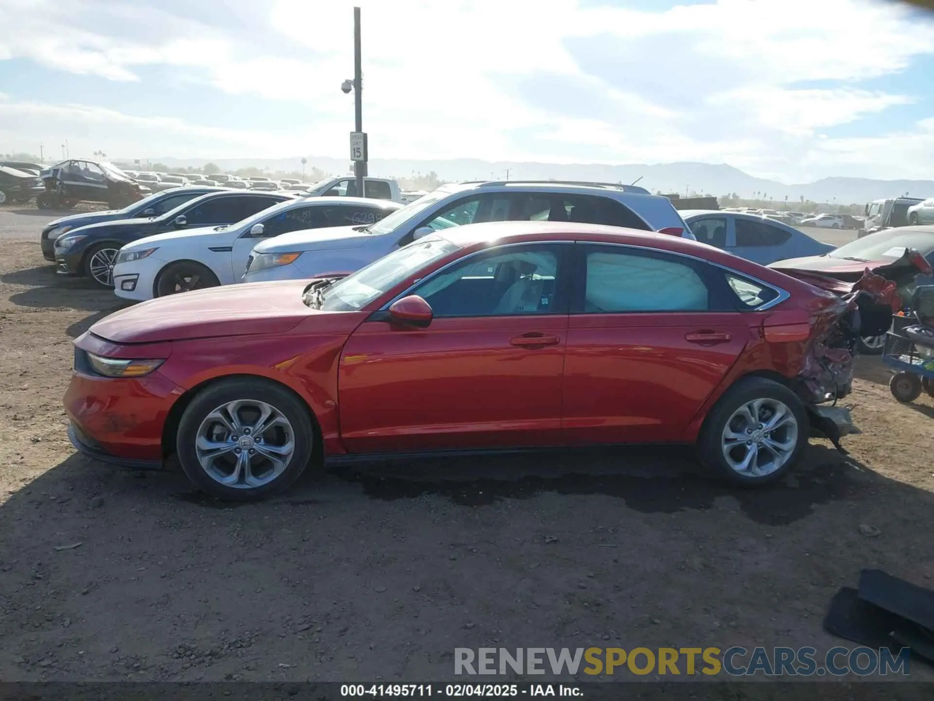14 fotografías del automóvil dañado 1HGCY1F25PA009531 HONDA ACCORD 2023