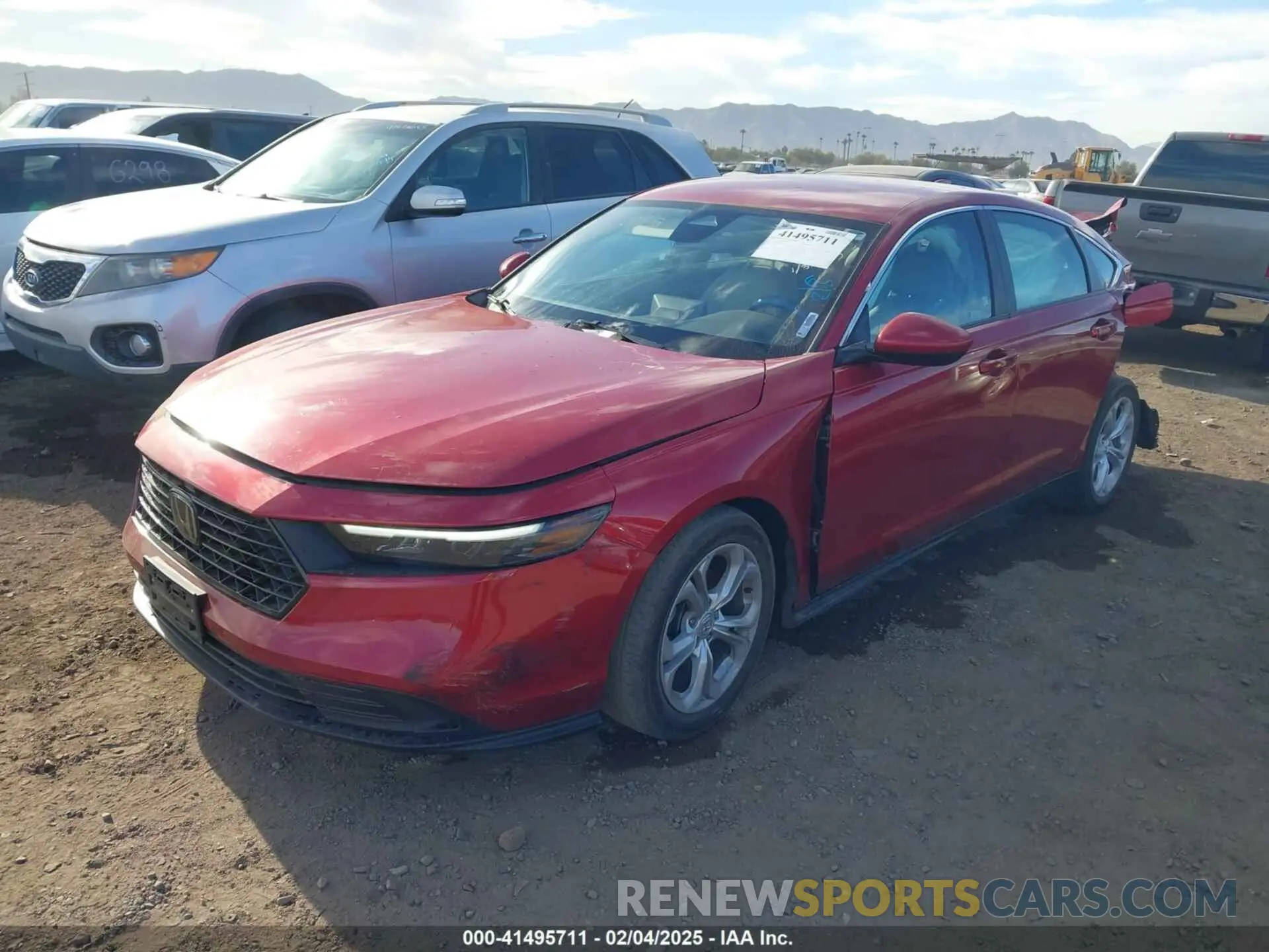 2 fotografías del automóvil dañado 1HGCY1F25PA009531 HONDA ACCORD 2023