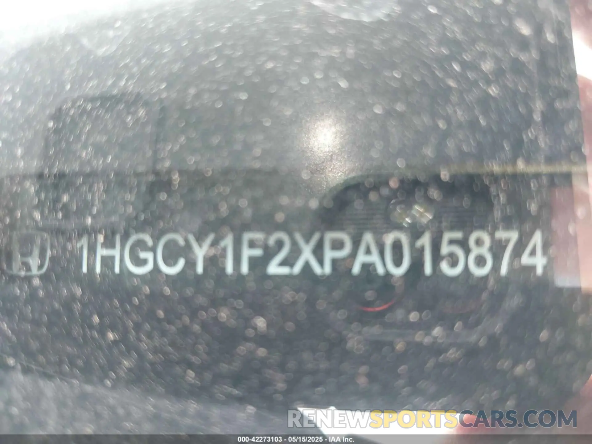 17 fotografías del automóvil dañado 1HGCY1F2XPA015874 HONDA ACCORD 2023