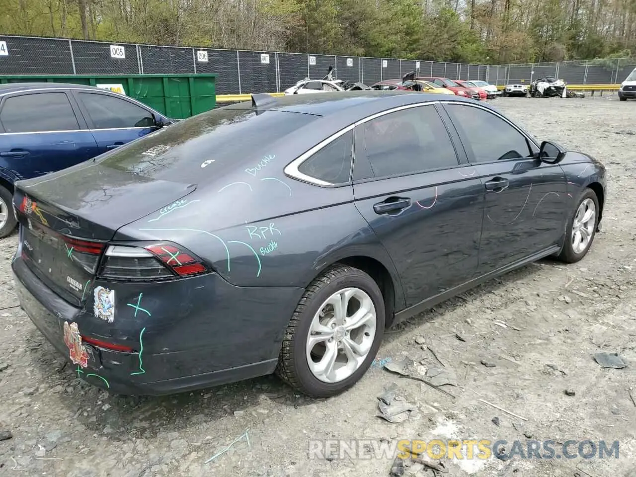 3 fotografías del automóvil dañado 1HGCY1F2XPA023733 HONDA ACCORD 2023