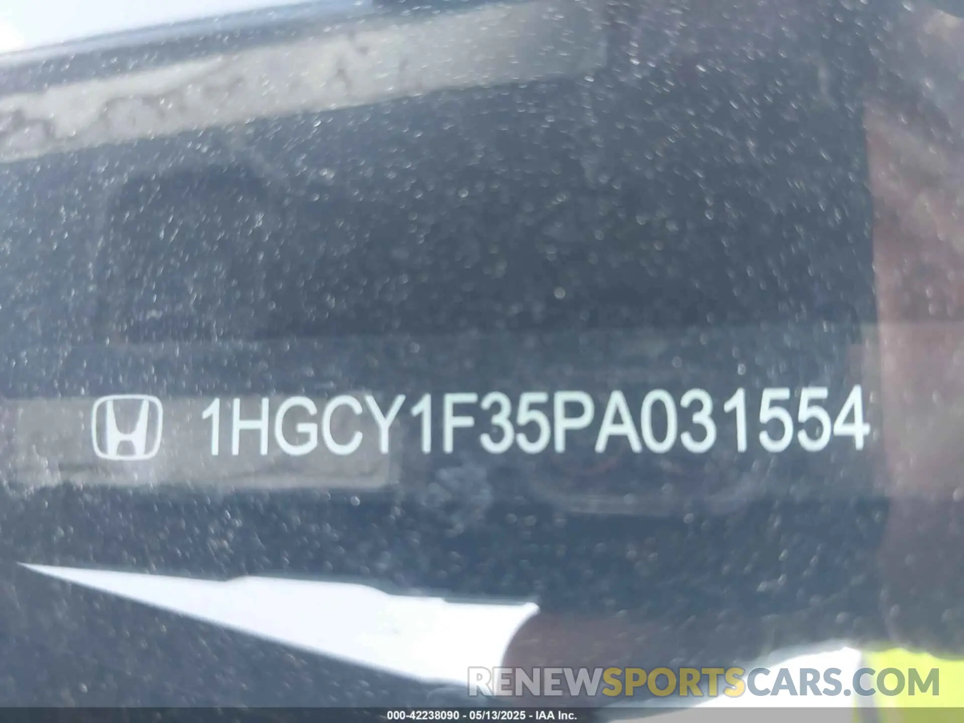 9 fotografías del automóvil dañado 1HGCY1F35PA031554 HONDA ACCORD 2023