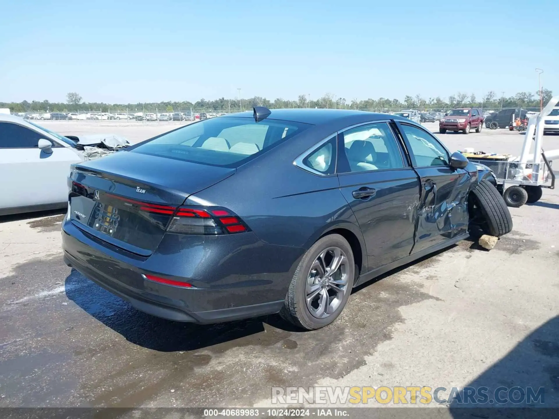 4 fotografías del automóvil dañado 1HGCY1F38PA050647 HONDA ACCORD 2023
