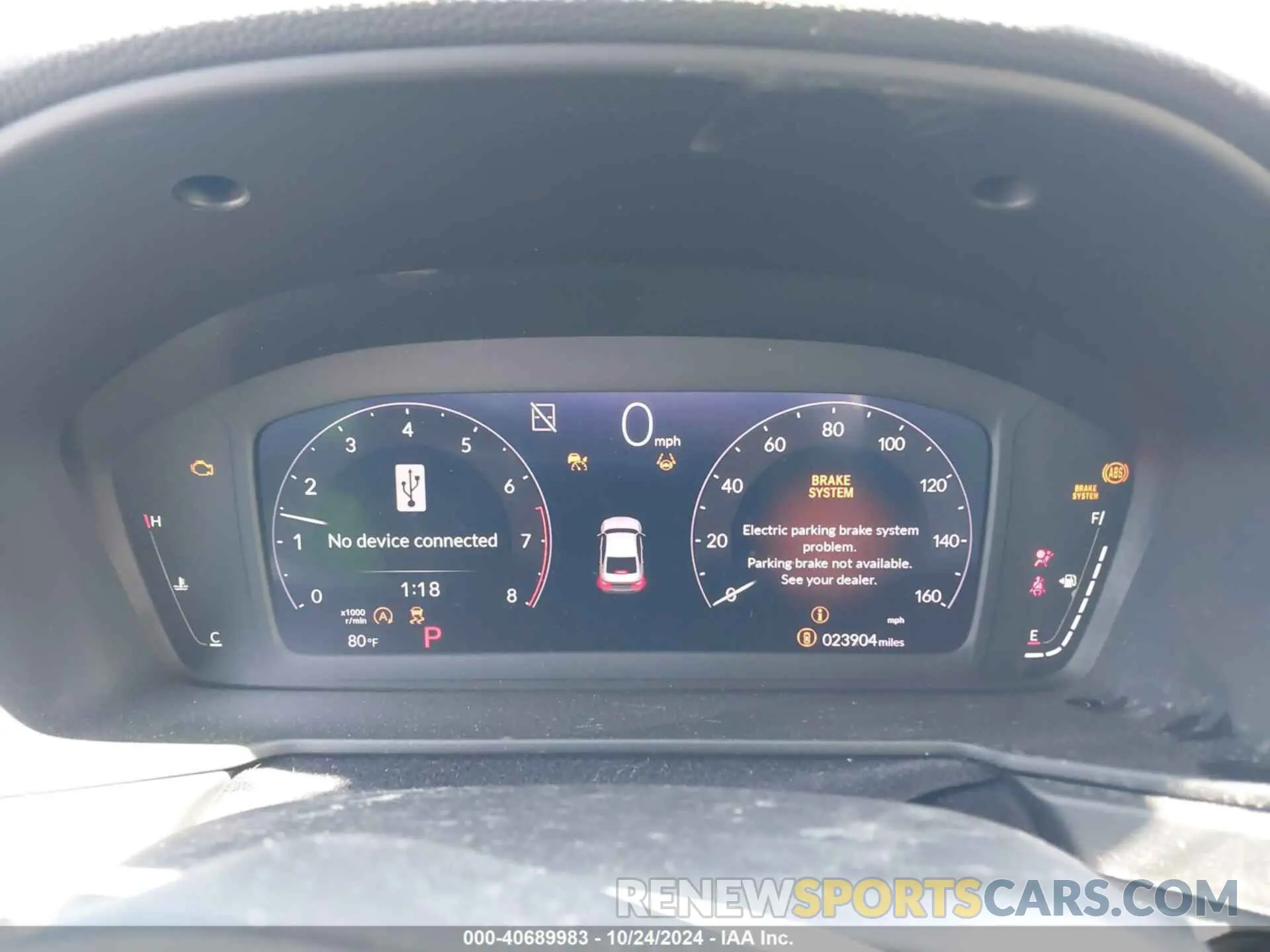 7 fotografías del automóvil dañado 1HGCY1F38PA050647 HONDA ACCORD 2023