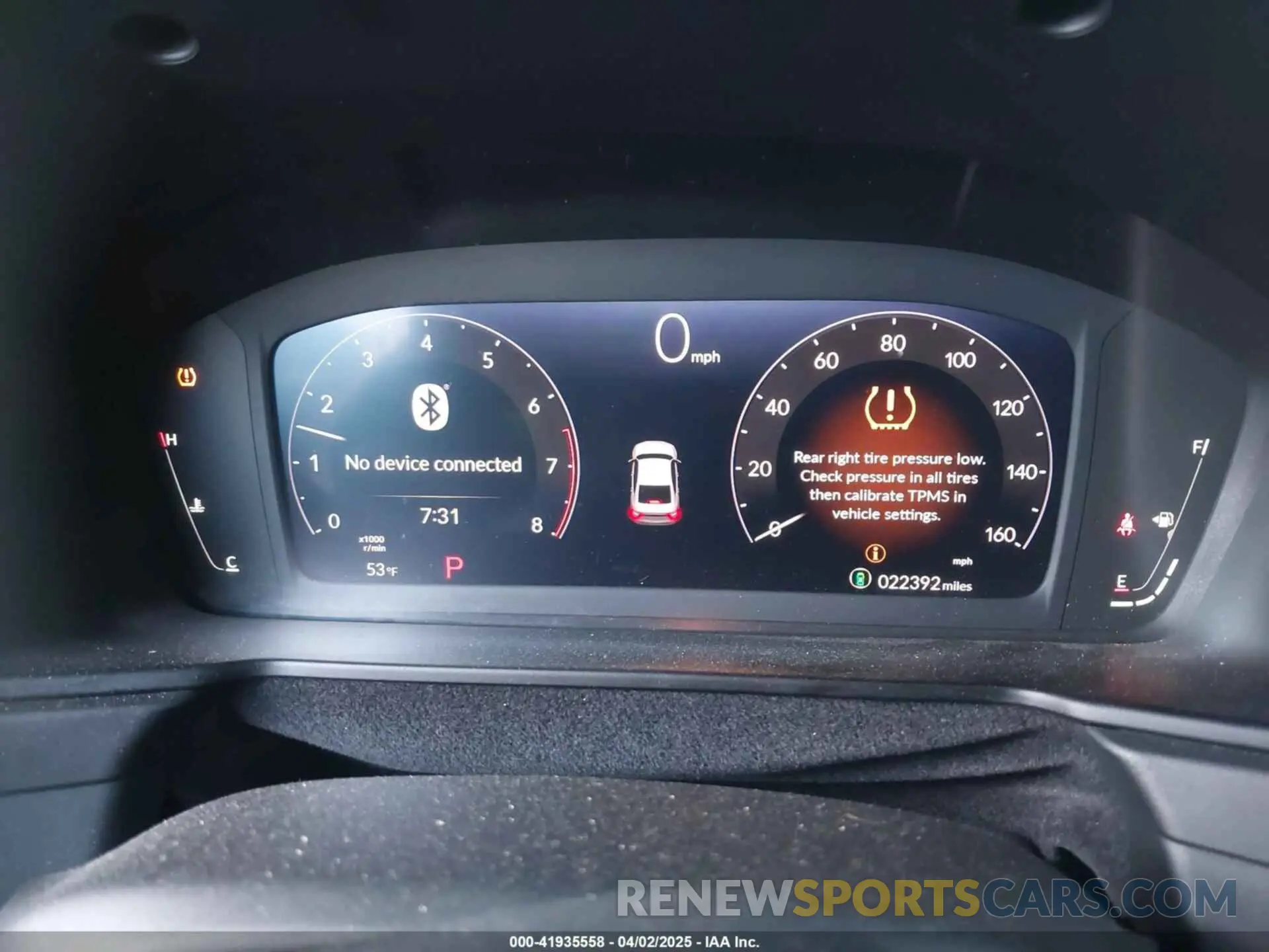 7 fotografías del automóvil dañado 1HGCY1F23RA023298 HONDA ACCORD 2024