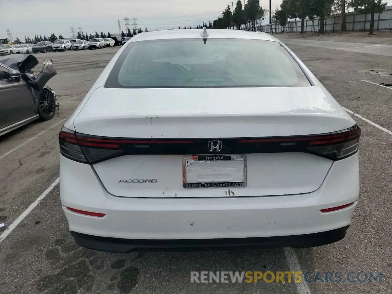 6 fotografías del automóvil dañado 1HGCY1F26RA057137 HONDA ACCORD 2024