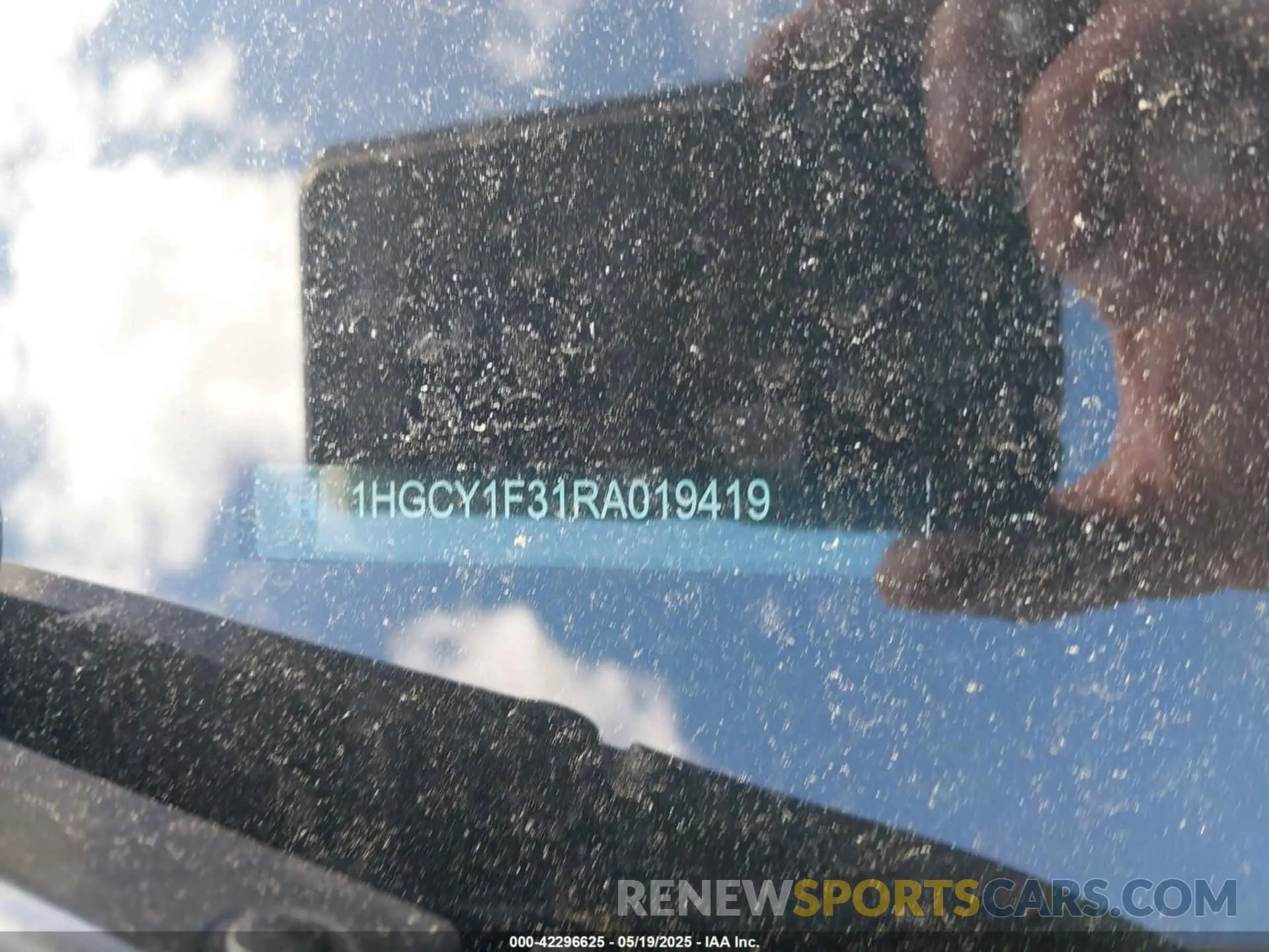 17 fotografías del automóvil dañado 1HGCY1F31RA019419 HONDA ACCORD 2024