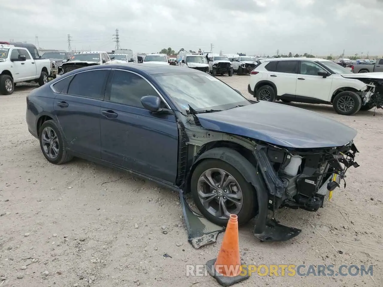 4 fotografías del automóvil dañado 1HGCY1F31RA039945 HONDA ACCORD 2024