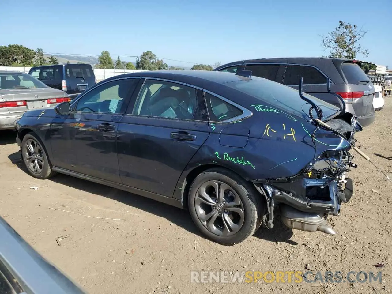2 fotografías del automóvil dañado 1HGCY1F32RA004069 HONDA ACCORD 2024