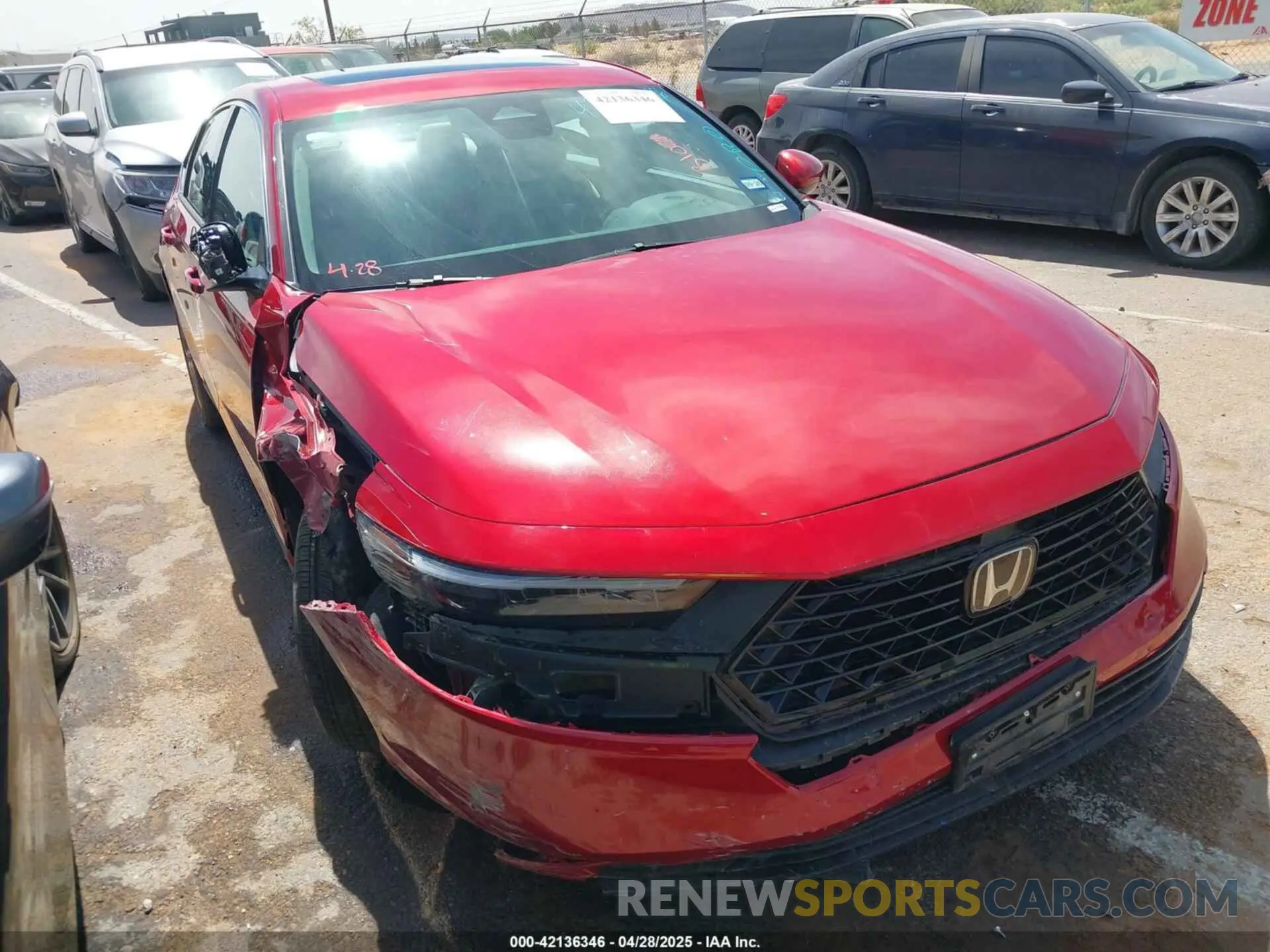 1 fotografías del automóvil dañado 1HGCY1F32RA068127 HONDA ACCORD 2024