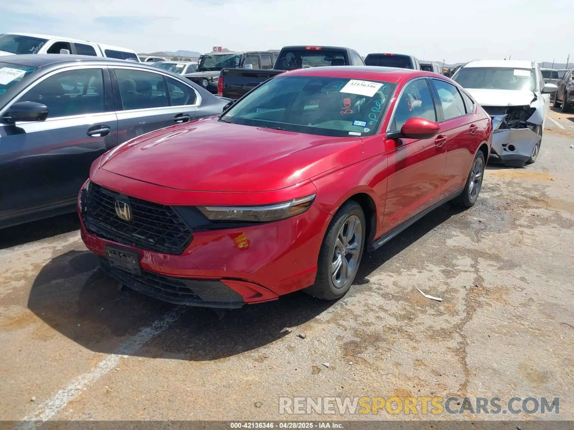 2 fotografías del automóvil dañado 1HGCY1F32RA068127 HONDA ACCORD 2024