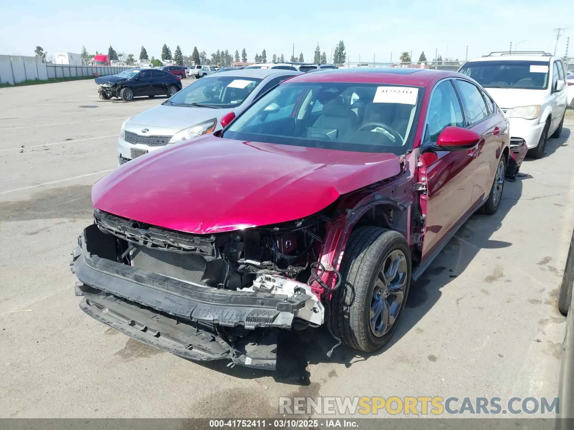 2 fotografías del automóvil dañado 1HGCY1F33RA000189 HONDA ACCORD 2024