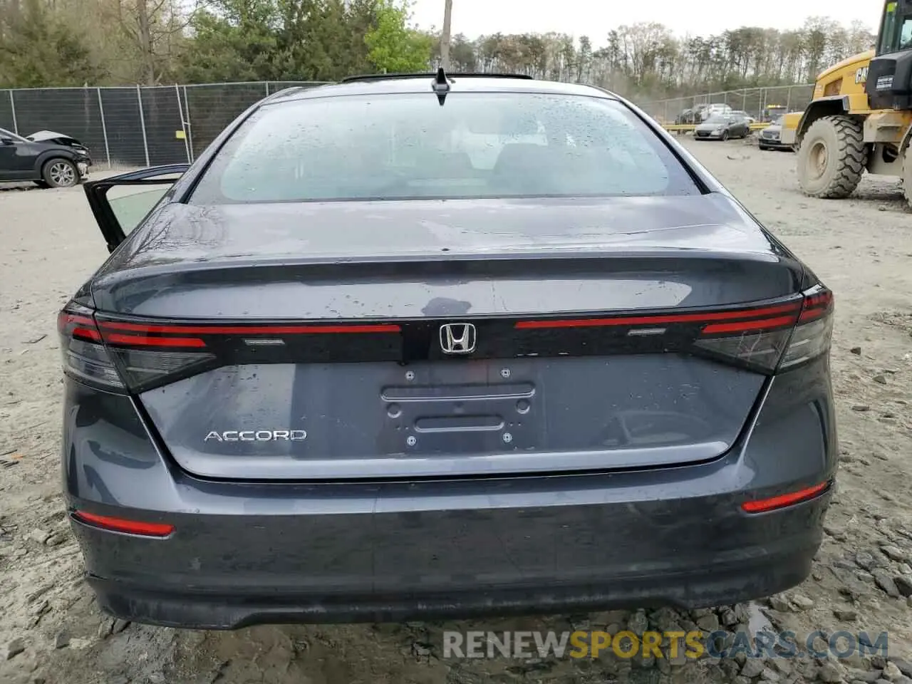 6 fotografías del automóvil dañado 1HGCY1F36RA000588 HONDA ACCORD 2024