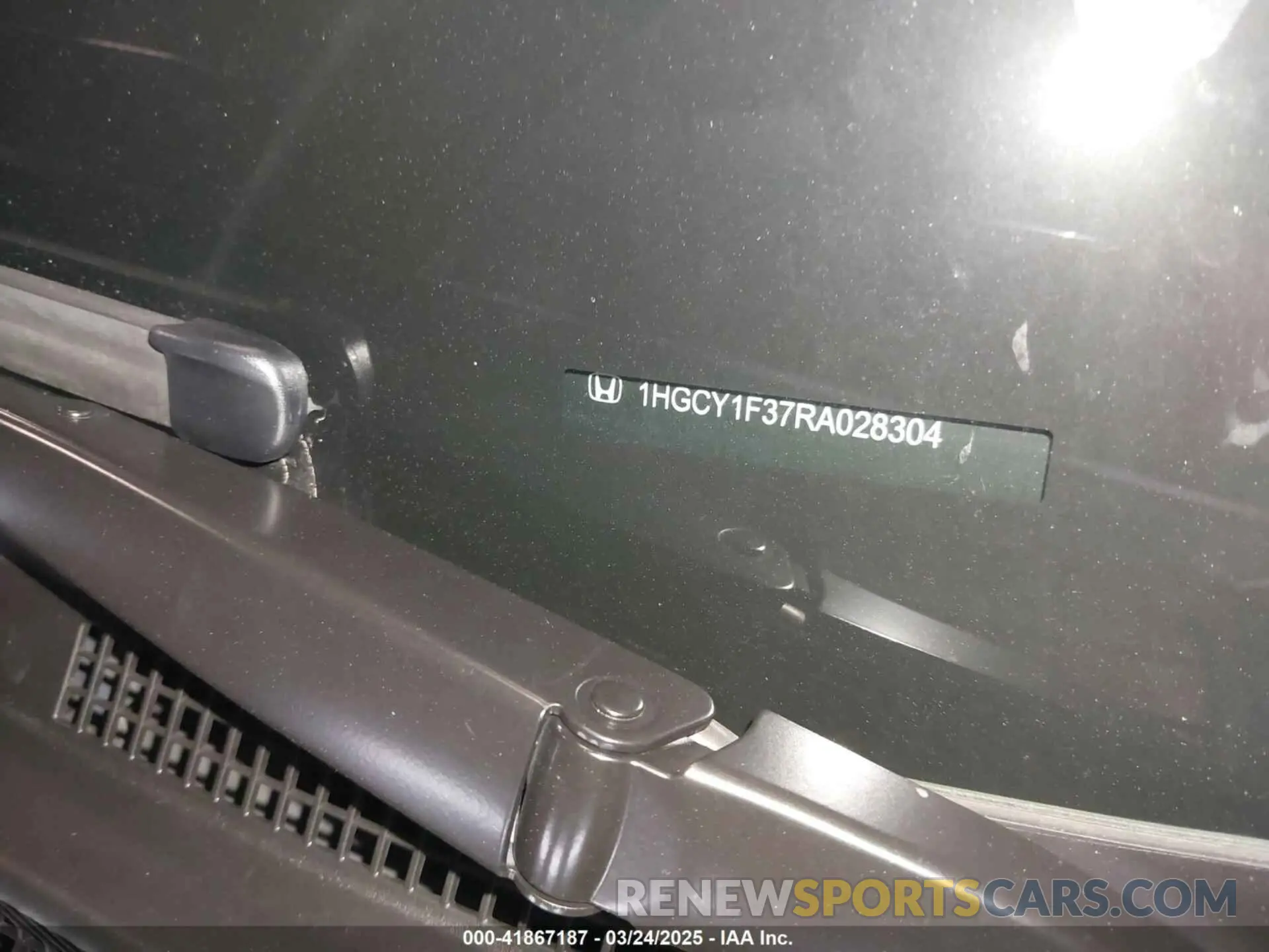 9 fotografías del automóvil dañado 1HGCY1F37RA028304 HONDA ACCORD 2024