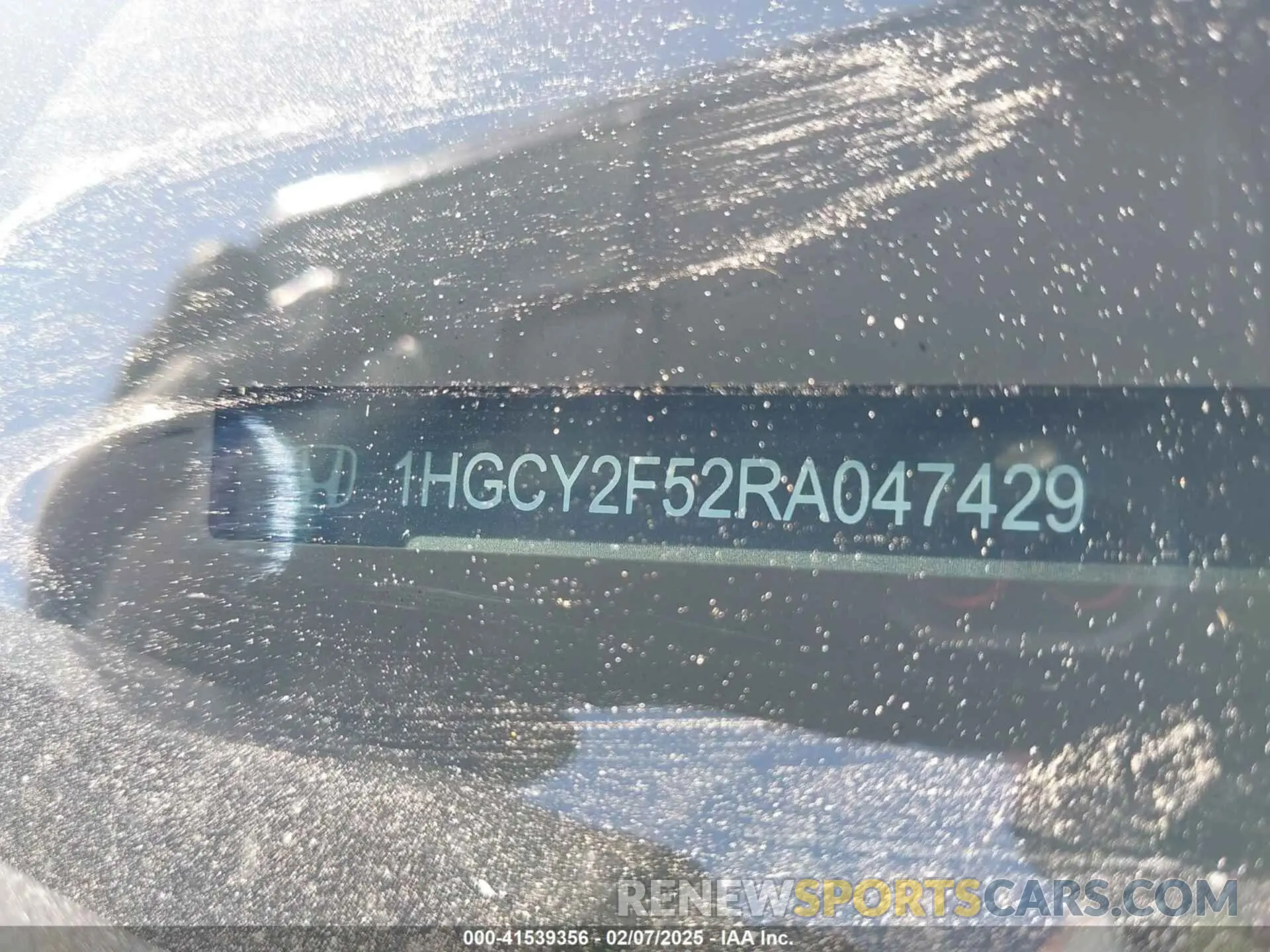 9 fotografías del automóvil dañado 1HGCY2F52RA047429 HONDA ACCORD 2024