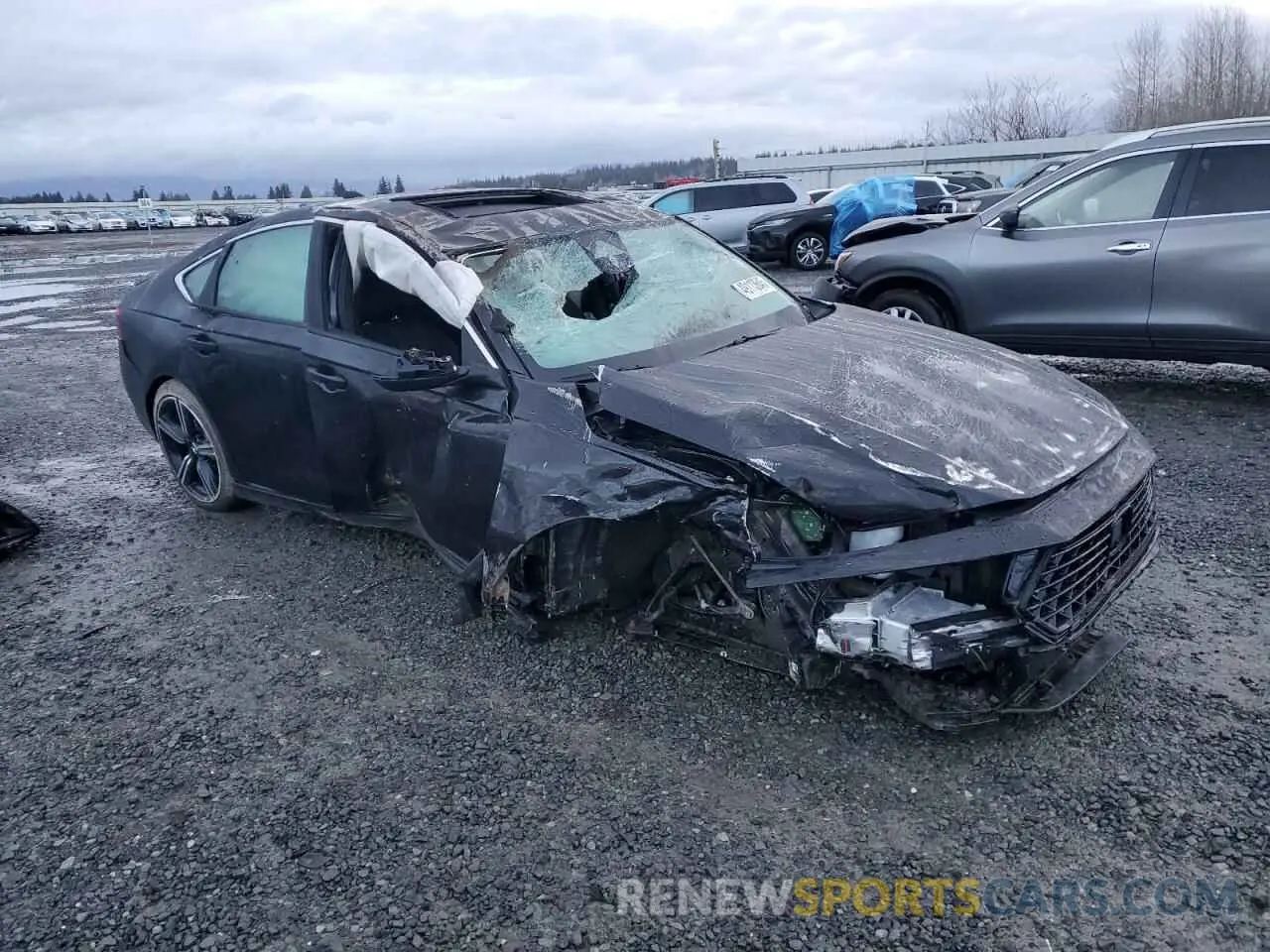 4 fotografías del automóvil dañado 1HGCY2F54RA077533 HONDA ACCORD 2024