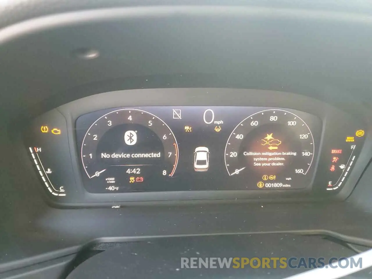 9 fotografías del automóvil dañado 1HGCY1F20SA008800 HONDA ACCORD 2025