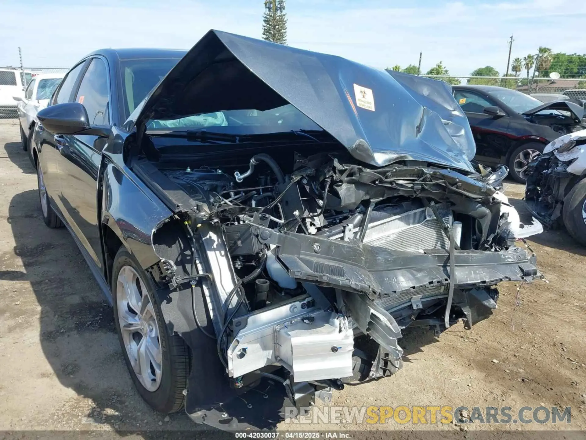 6 fotografías del automóvil dañado 1HGCY1F22SA019717 HONDA ACCORD 2025