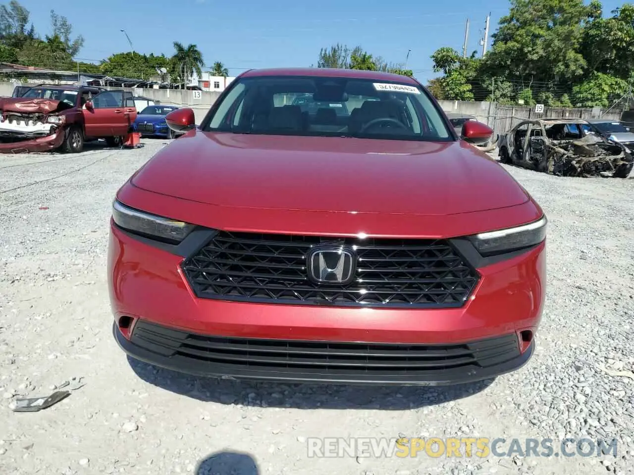 5 fotografías del automóvil dañado 1HGCY1F29SA012456 HONDA ACCORD 2025