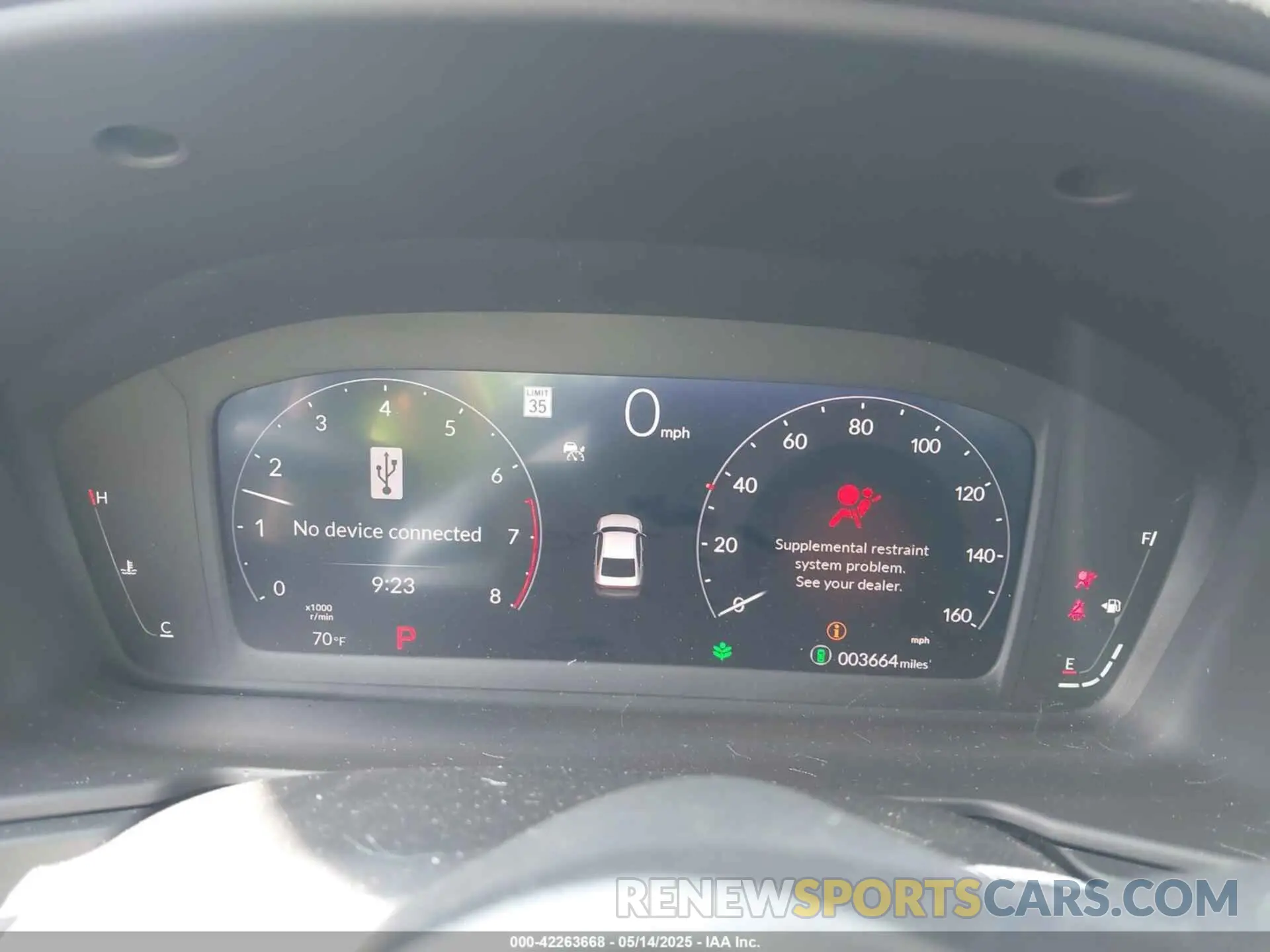 7 fotografías del automóvil dañado 1HGCY1F4XSA000009 HONDA ACCORD 2025