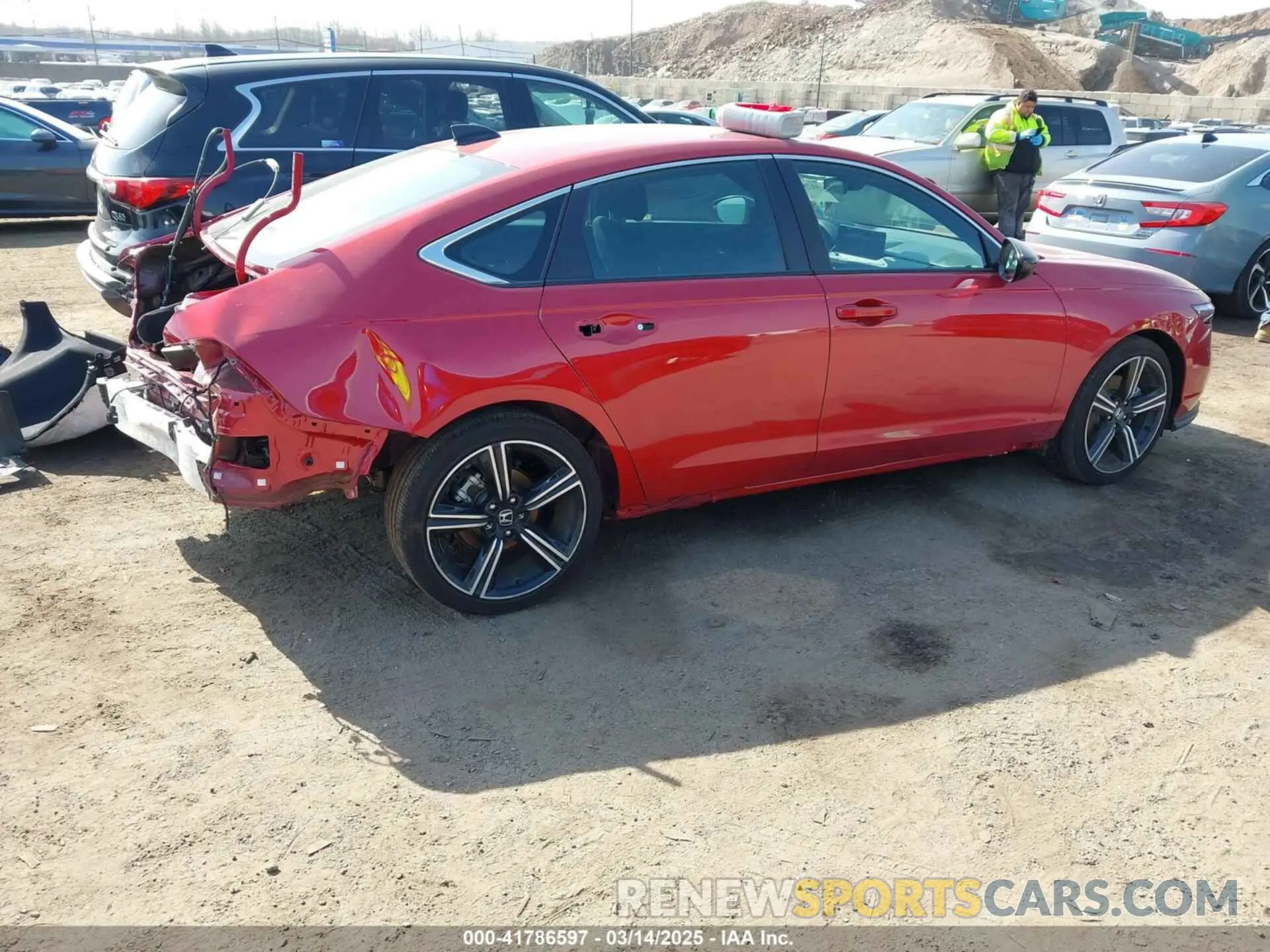 4 fotografías del automóvil dañado 1HGCY2F51SA000432 HONDA ACCORD 2025