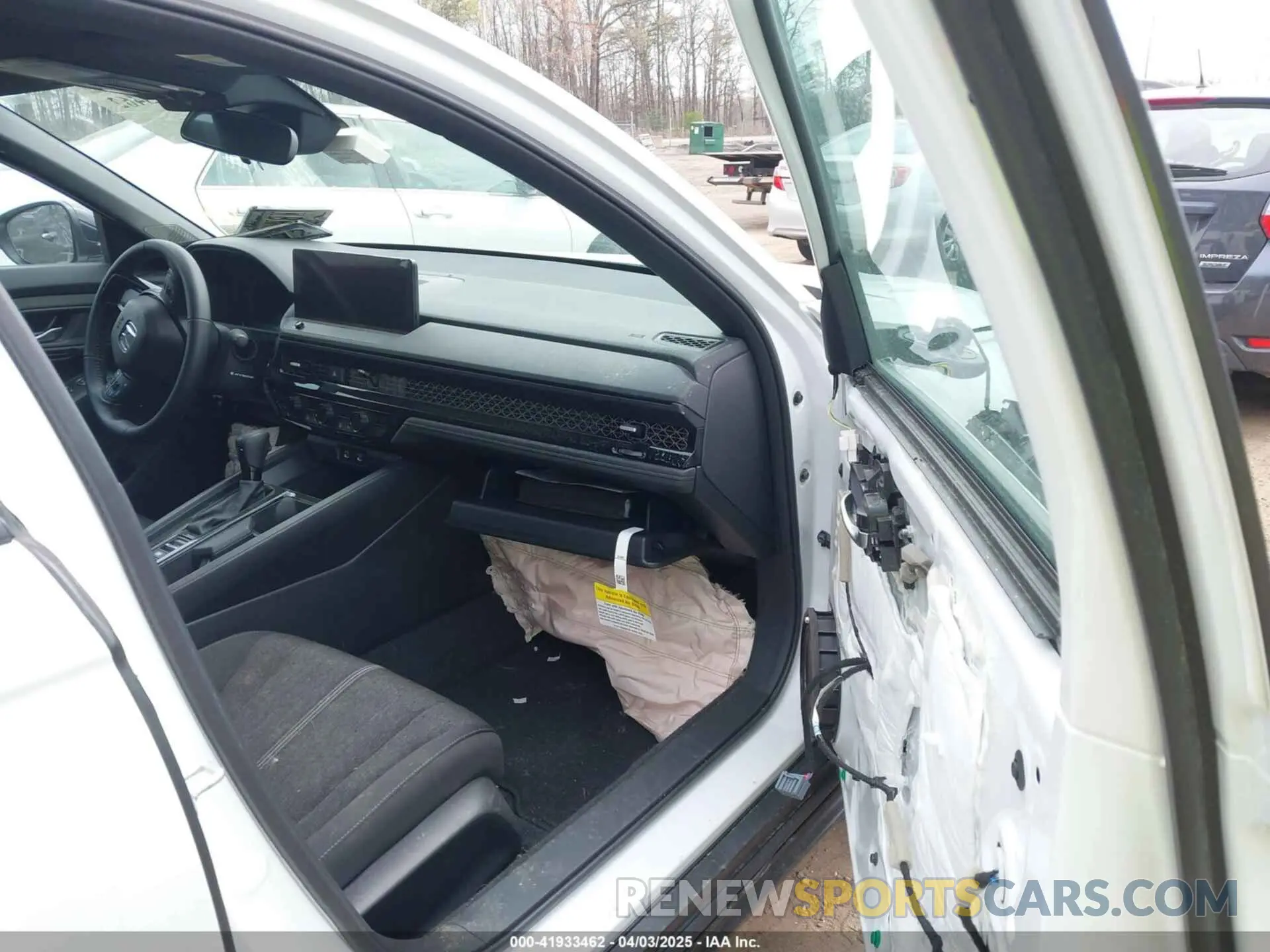 5 fotografías del automóvil dañado 1HGCY2F51SA001516 HONDA ACCORD 2025