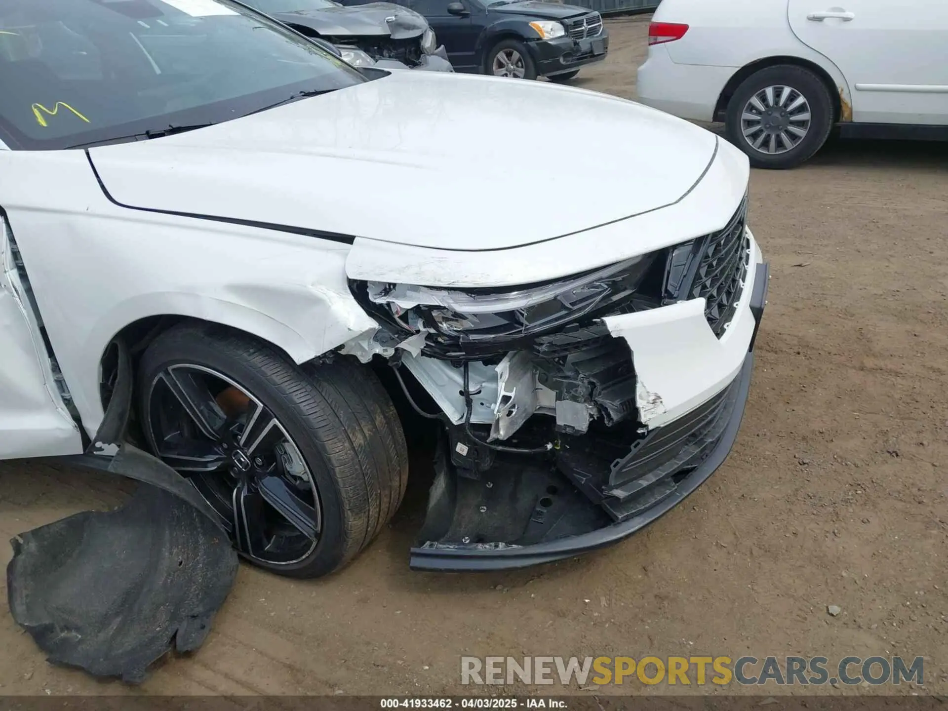 6 fotografías del automóvil dañado 1HGCY2F51SA001516 HONDA ACCORD 2025