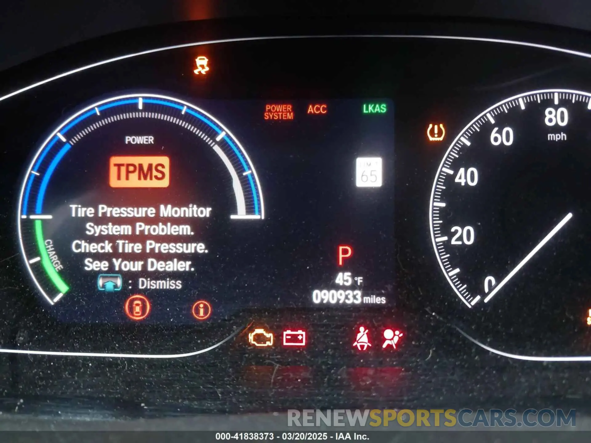 15 fotografías del automóvil dañado 1HGCV3F12KA006218 HONDA ACCORD HYBRID 2019