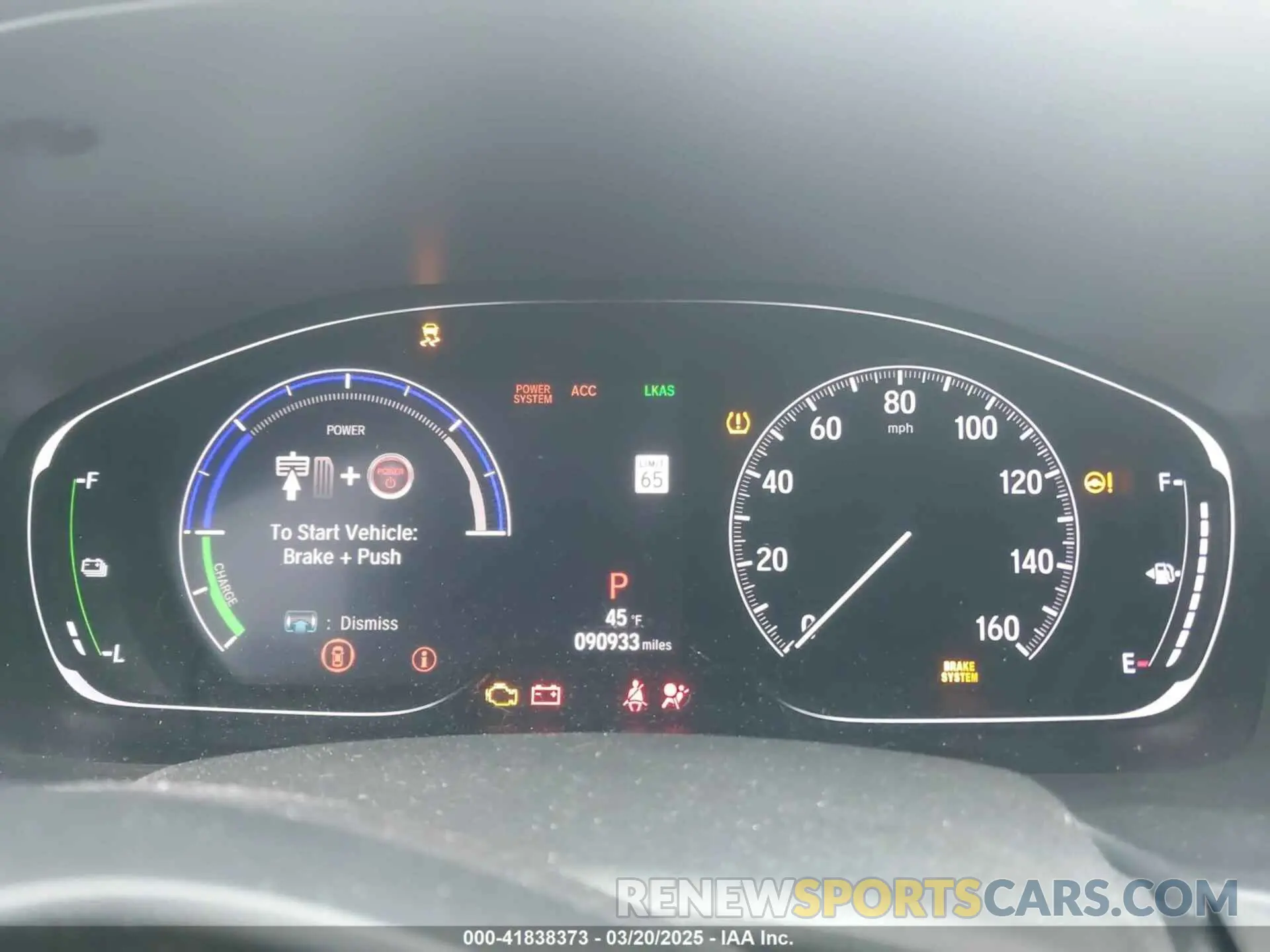 7 fotografías del automóvil dañado 1HGCV3F12KA006218 HONDA ACCORD HYBRID 2019