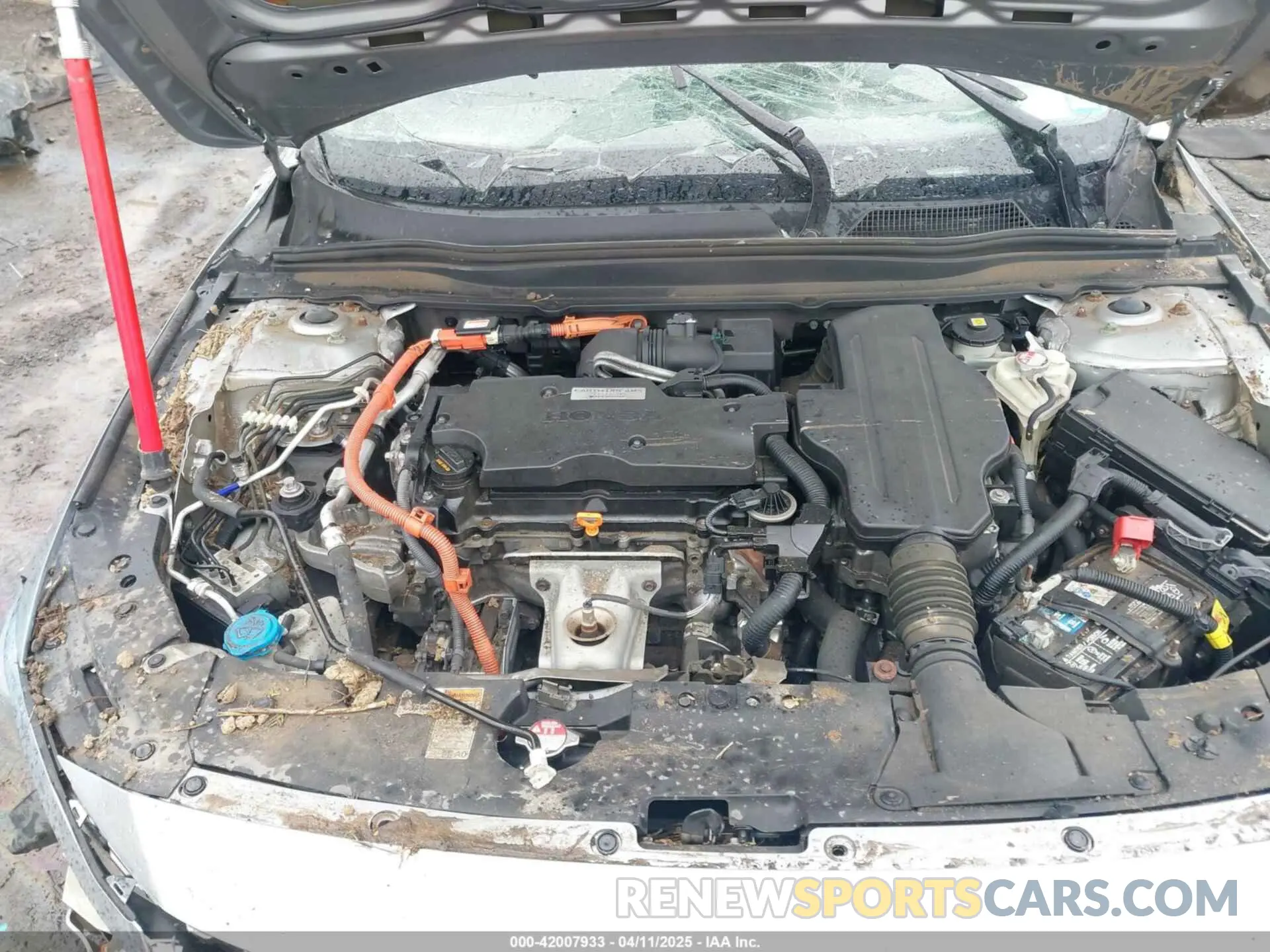 10 fotografías del automóvil dañado 1HGCV3F12KA009961 HONDA ACCORD HYBRID 2019
