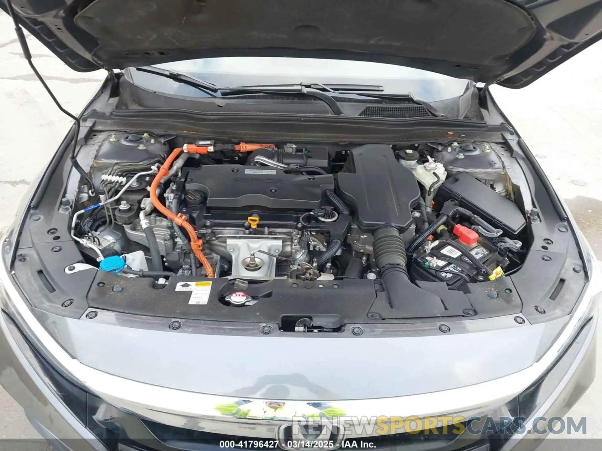 10 fotografías del automóvil dañado 1HGCV3F17KA019711 HONDA ACCORD HYBRID 2019