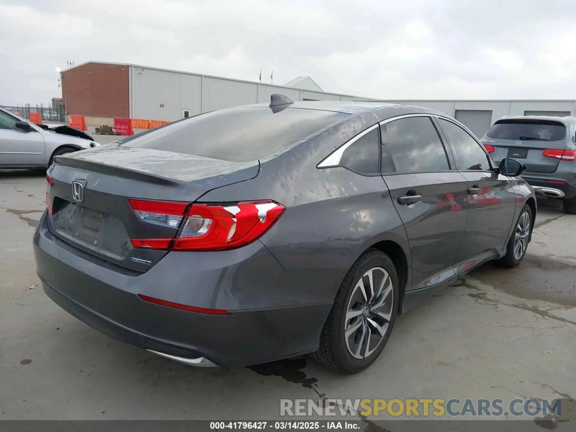 4 fotografías del automóvil dañado 1HGCV3F17KA019711 HONDA ACCORD HYBRID 2019