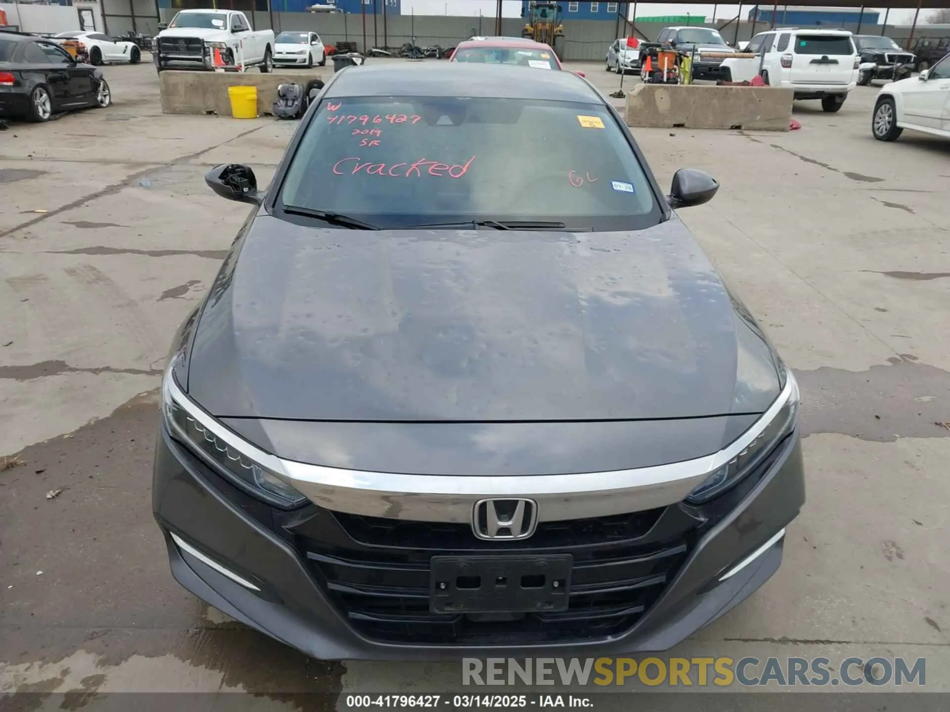 6 fotografías del automóvil dañado 1HGCV3F17KA019711 HONDA ACCORD HYBRID 2019