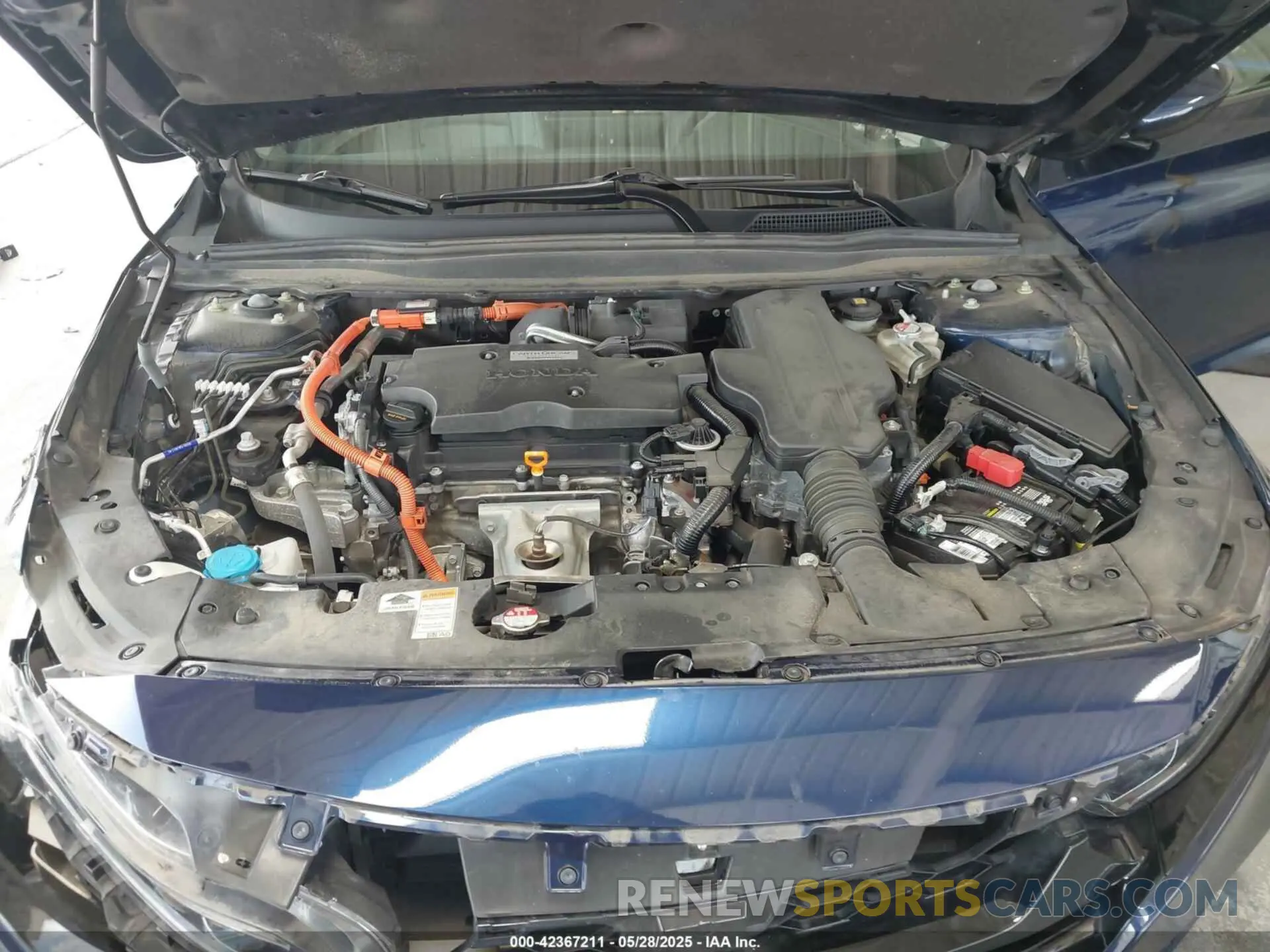 10 fotografías del automóvil dañado 1HGCV3F1XKA007293 HONDA ACCORD HYBRID 2019