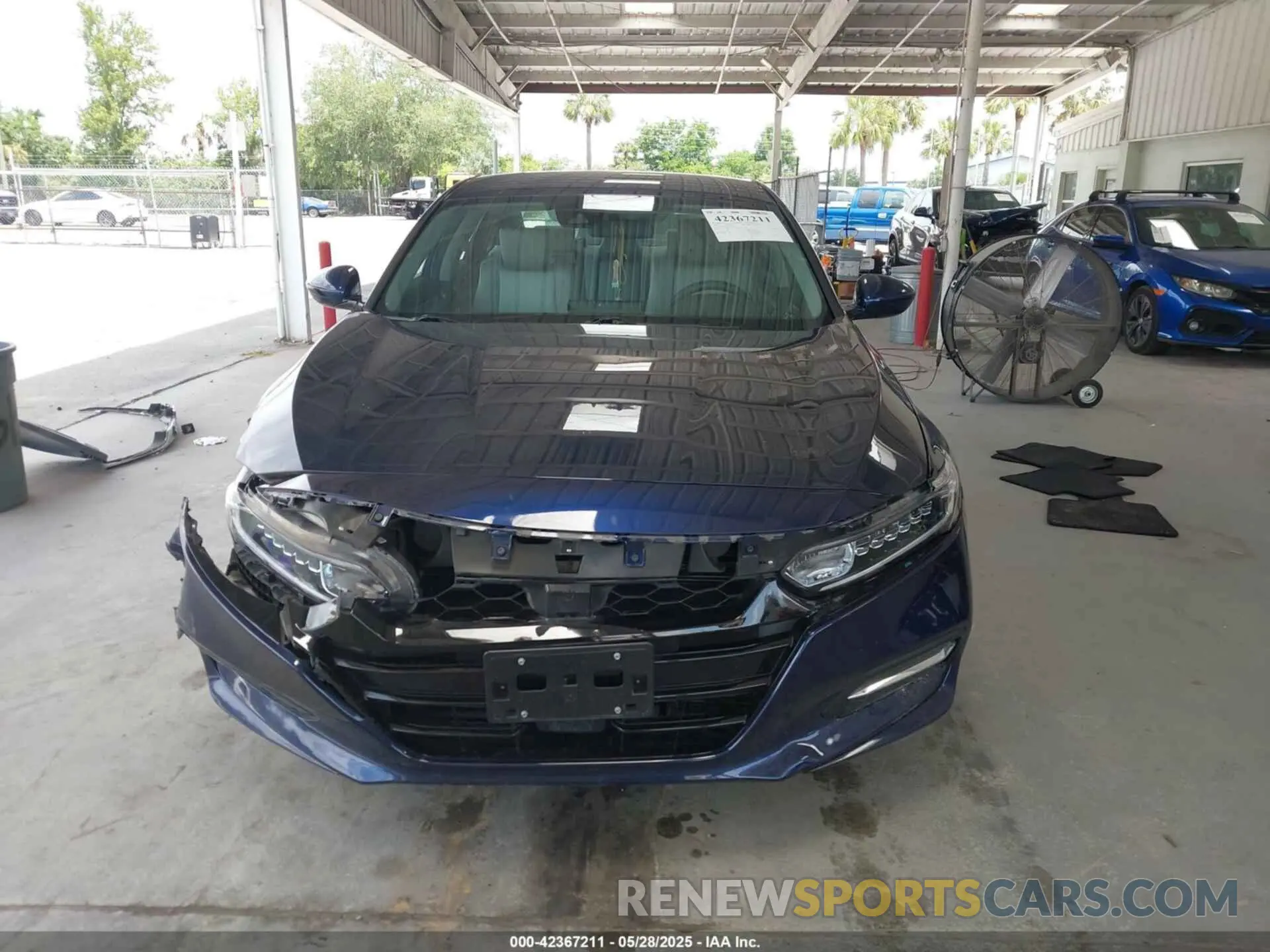 13 fotografías del automóvil dañado 1HGCV3F1XKA007293 HONDA ACCORD HYBRID 2019
