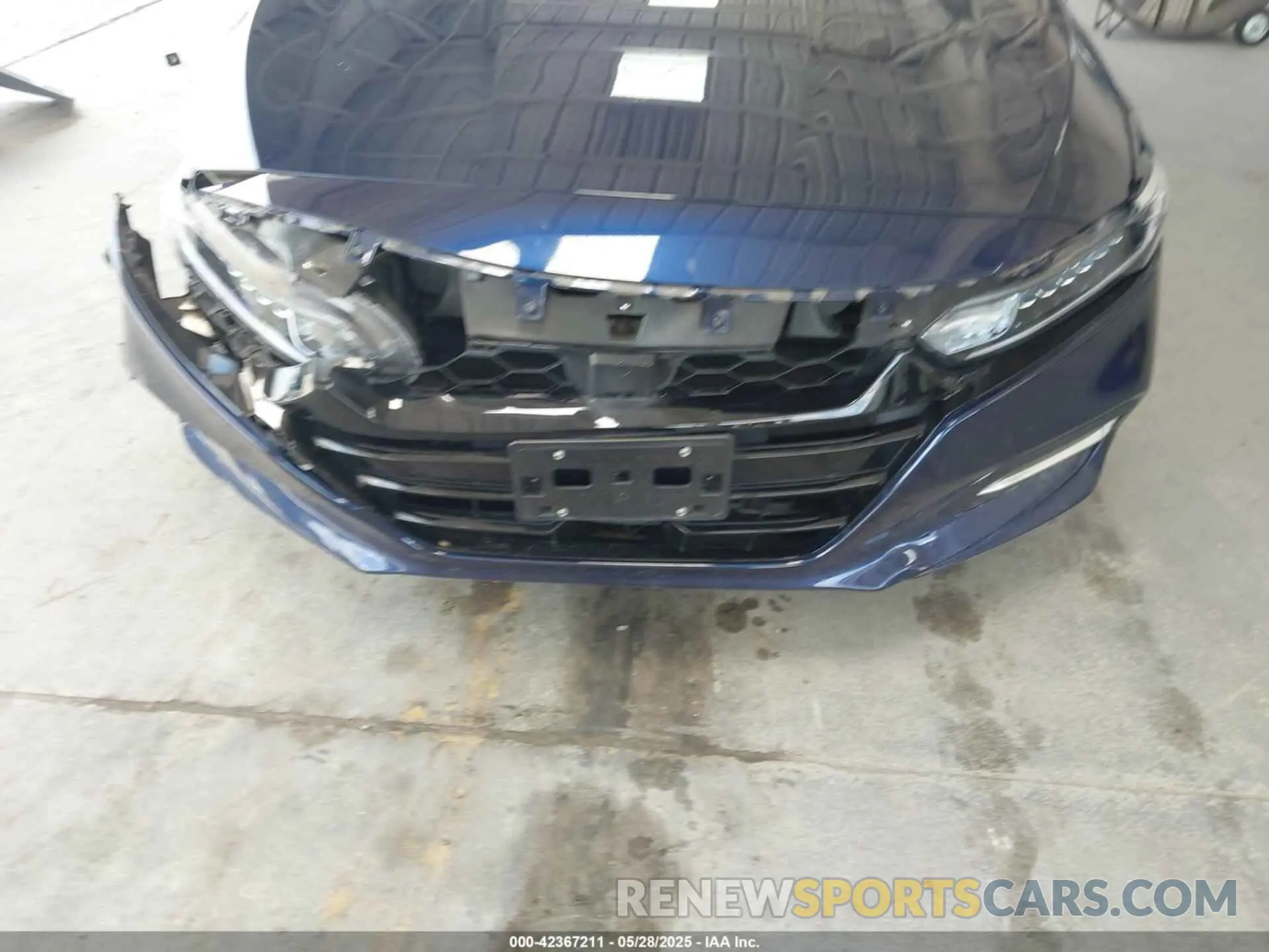 6 fotografías del automóvil dañado 1HGCV3F1XKA007293 HONDA ACCORD HYBRID 2019