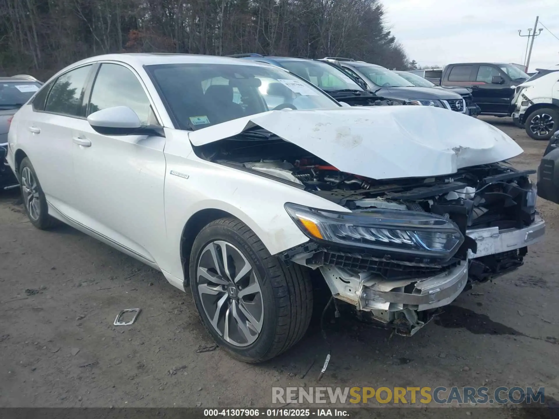1 fotografías del automóvil dañado 1HGCV3F47KA016012 HONDA ACCORD HYBRID 2019