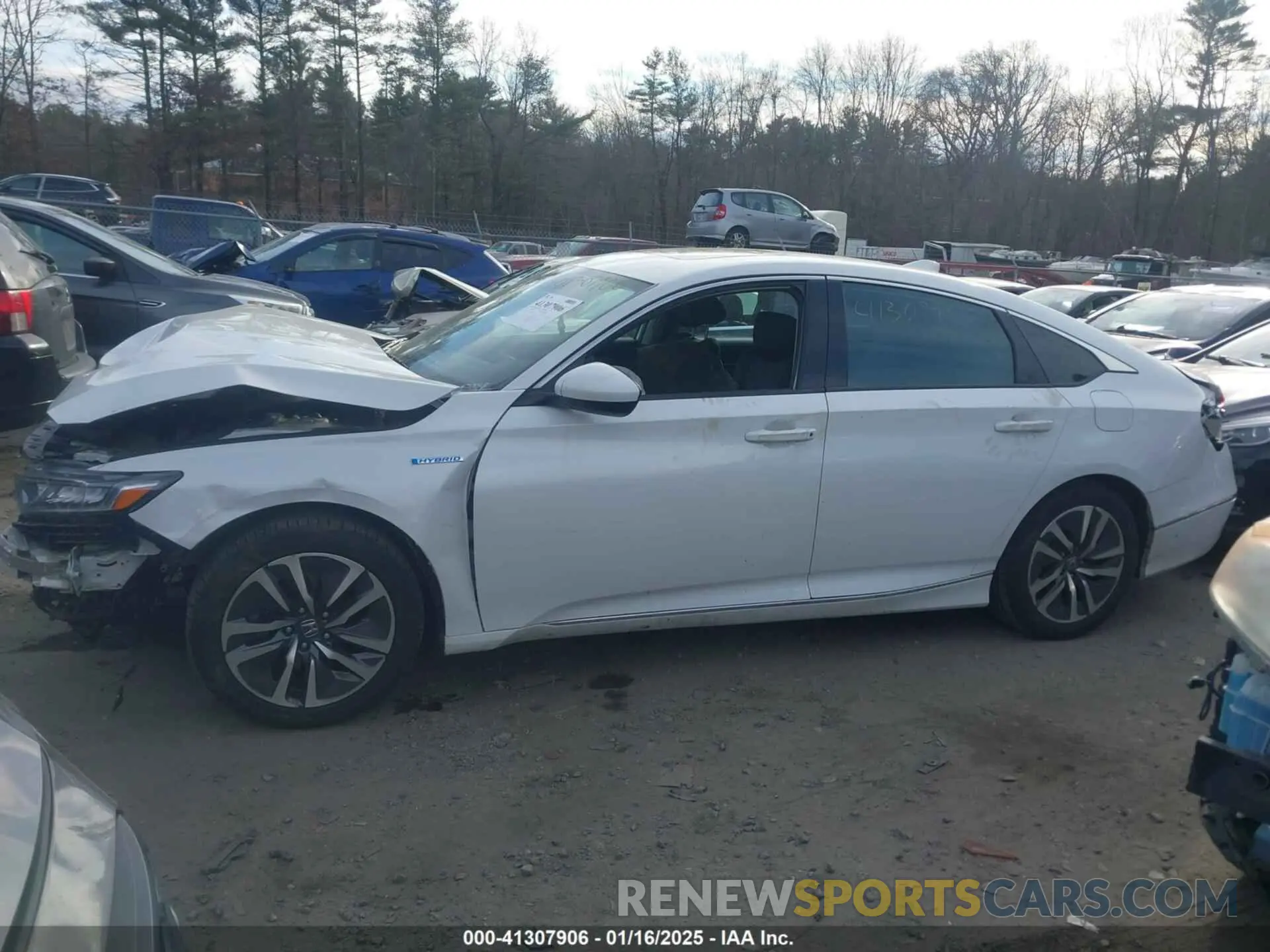 13 fotografías del automóvil dañado 1HGCV3F47KA016012 HONDA ACCORD HYBRID 2019