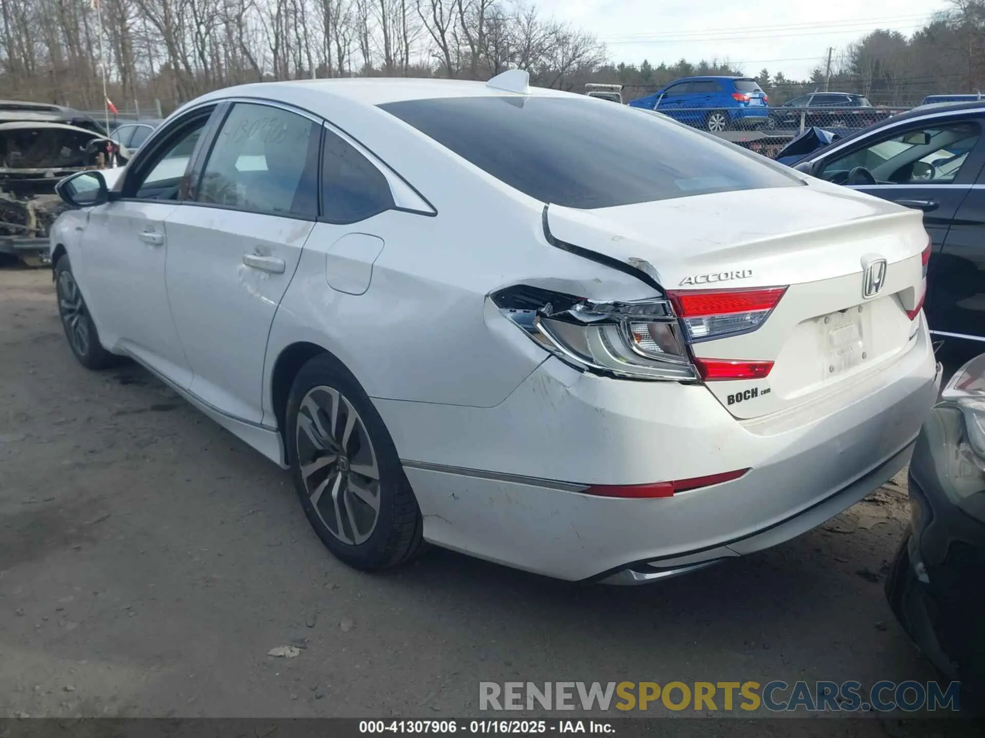 3 fotografías del automóvil dañado 1HGCV3F47KA016012 HONDA ACCORD HYBRID 2019