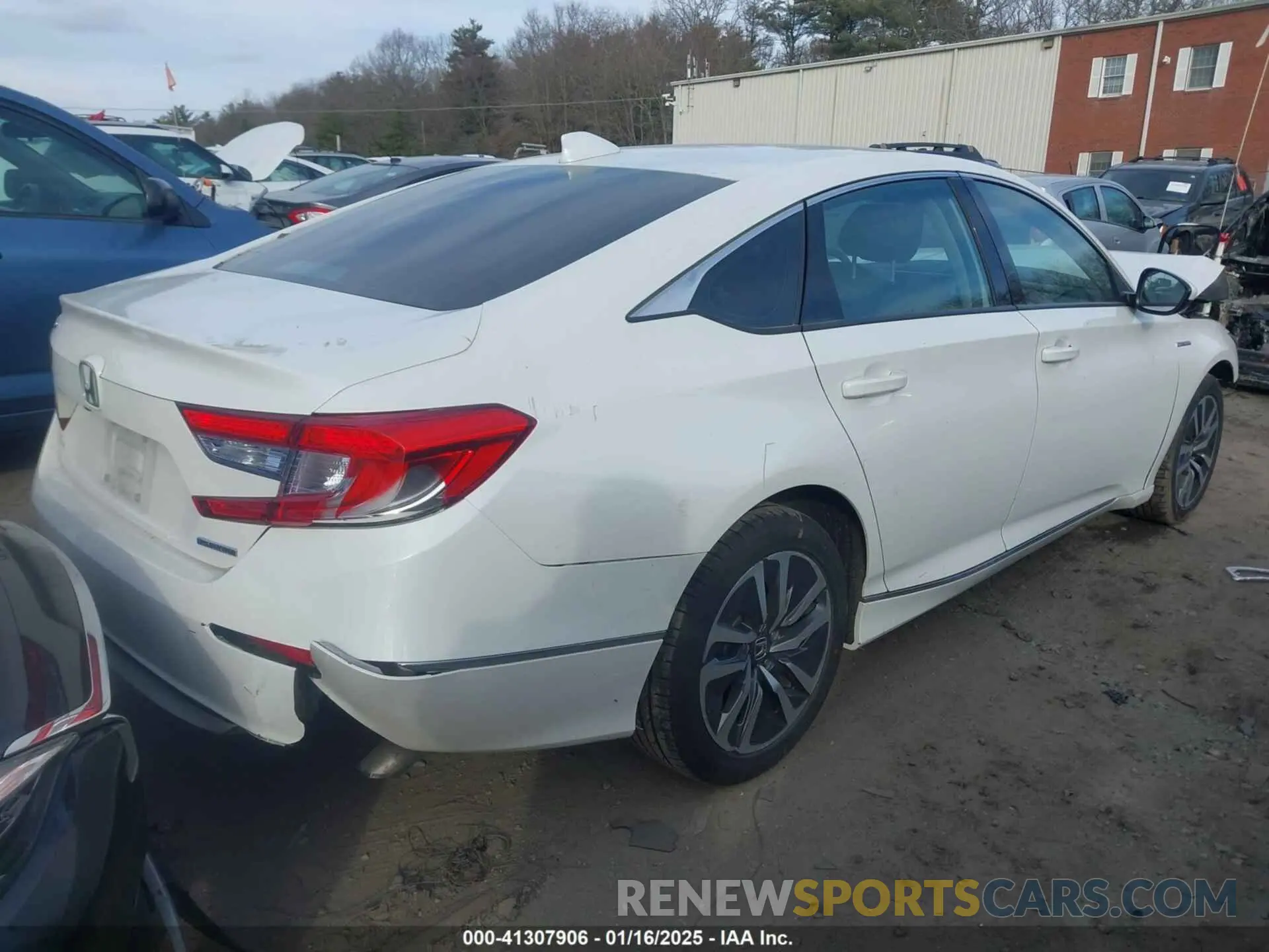 4 fotografías del automóvil dañado 1HGCV3F47KA016012 HONDA ACCORD HYBRID 2019