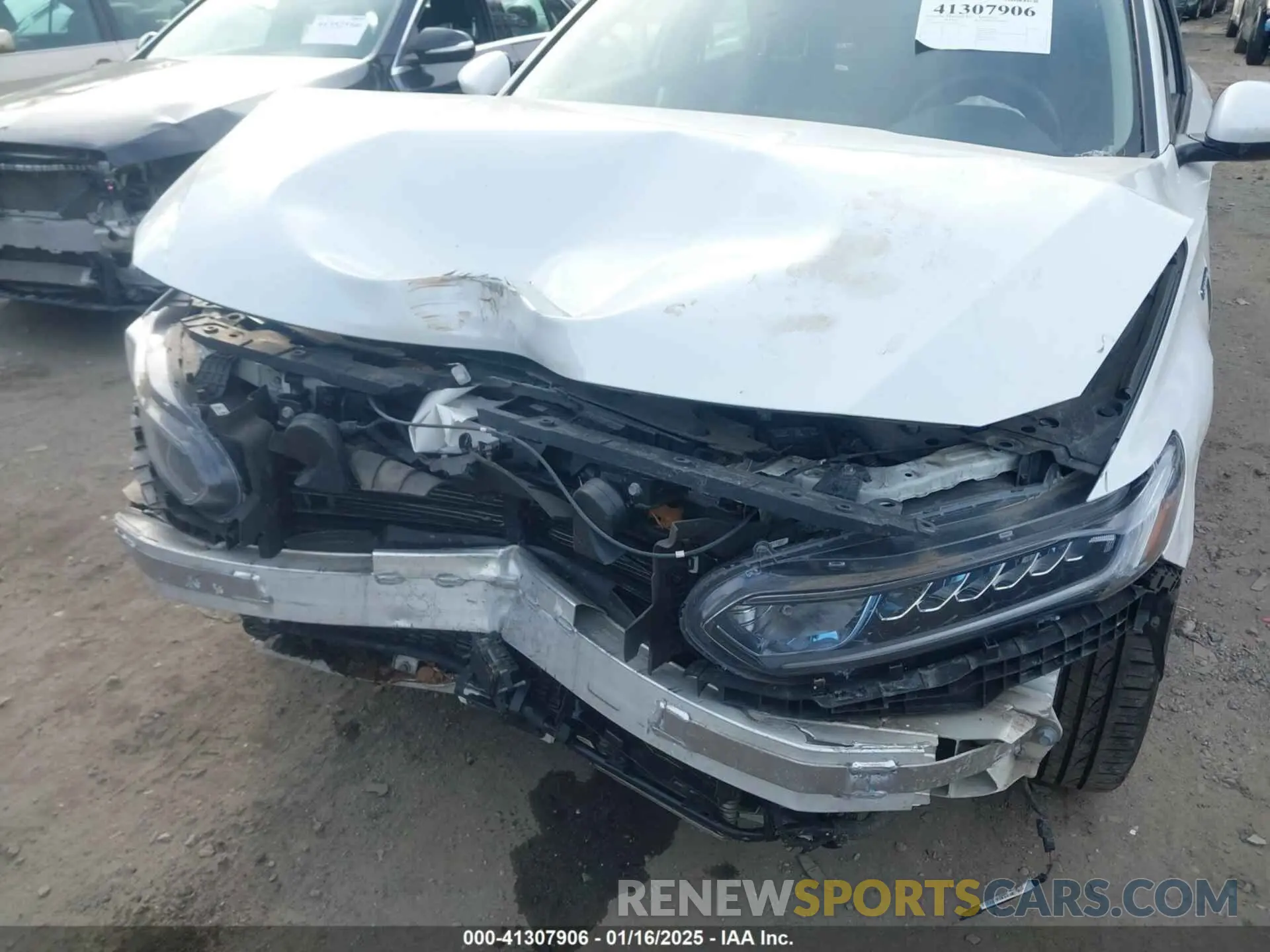 6 fotografías del automóvil dañado 1HGCV3F47KA016012 HONDA ACCORD HYBRID 2019