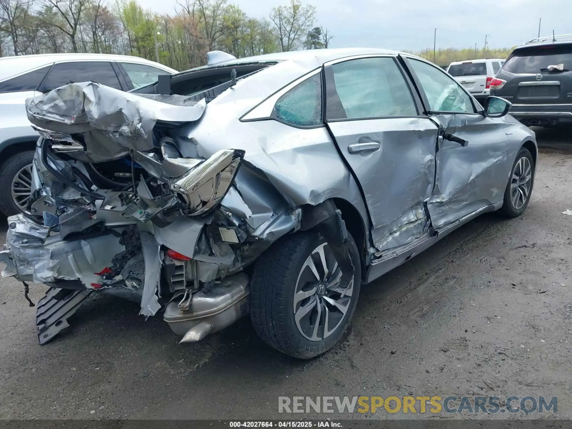 4 fotografías del automóvil dañado 1HGCV3F54KA008359 HONDA ACCORD HYBRID 2019