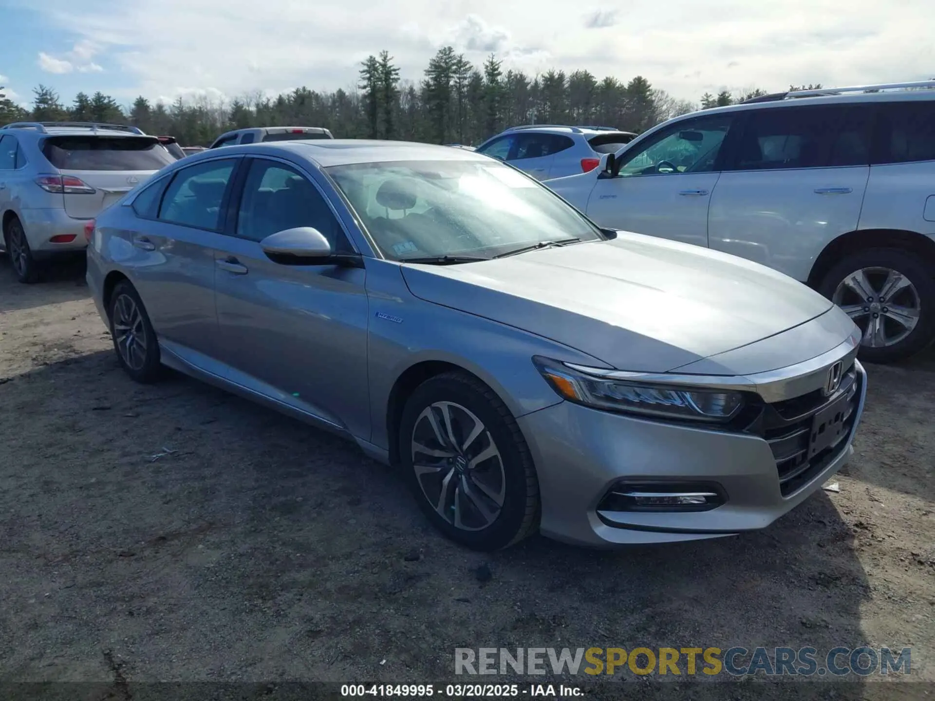 1 fotografías del automóvil dañado 1HGCV3F56KA001218 HONDA ACCORD HYBRID 2019