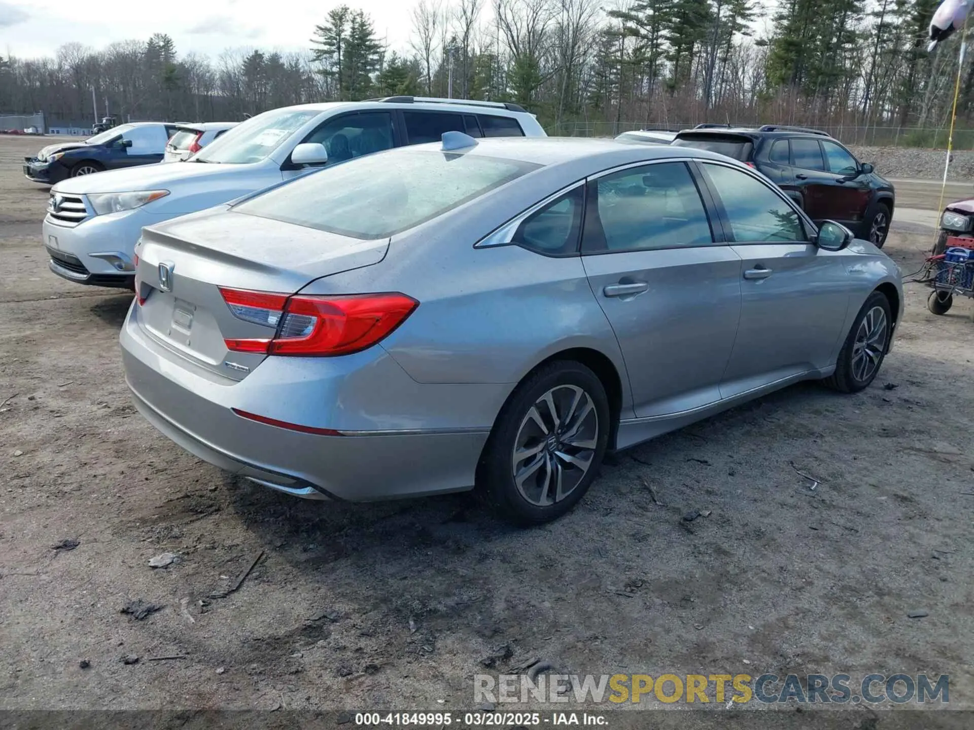 4 fotografías del automóvil dañado 1HGCV3F56KA001218 HONDA ACCORD HYBRID 2019
