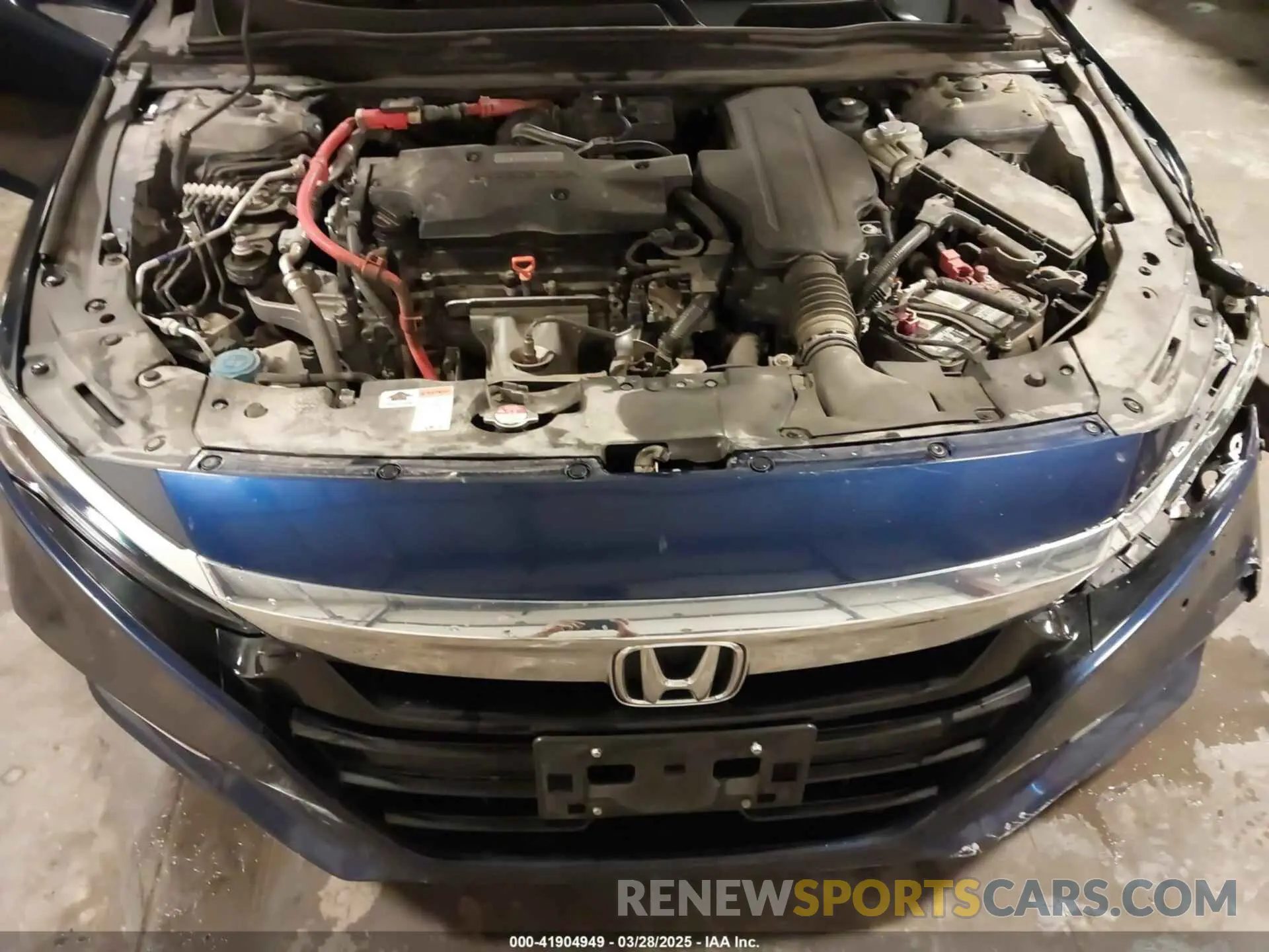 10 fotografías del automóvil dañado 1HGCV3F92KA005107 HONDA ACCORD HYBRID 2019