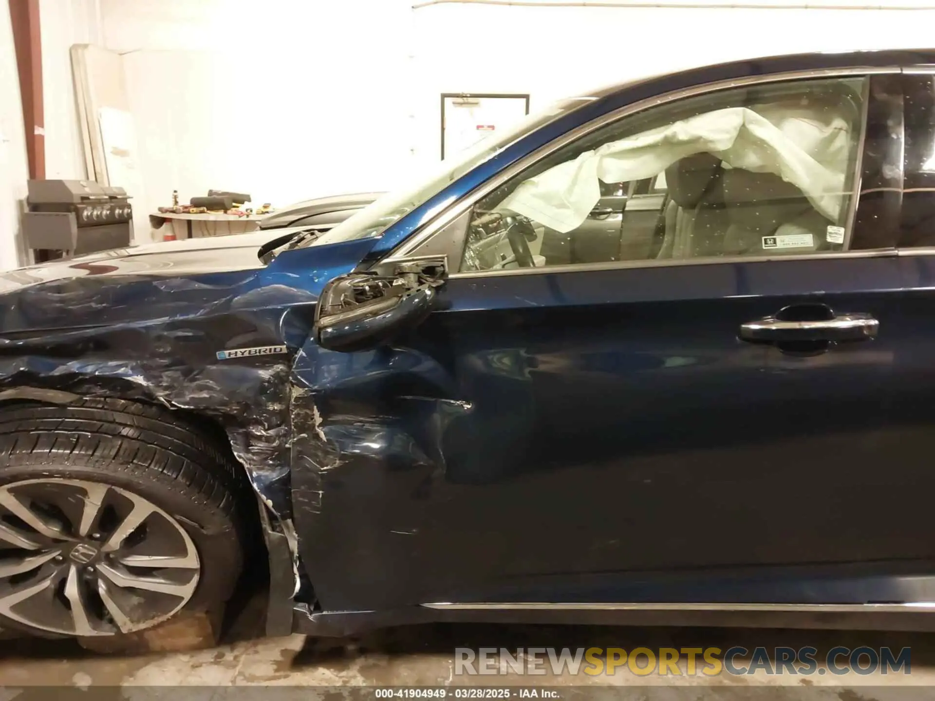18 fotografías del automóvil dañado 1HGCV3F92KA005107 HONDA ACCORD HYBRID 2019